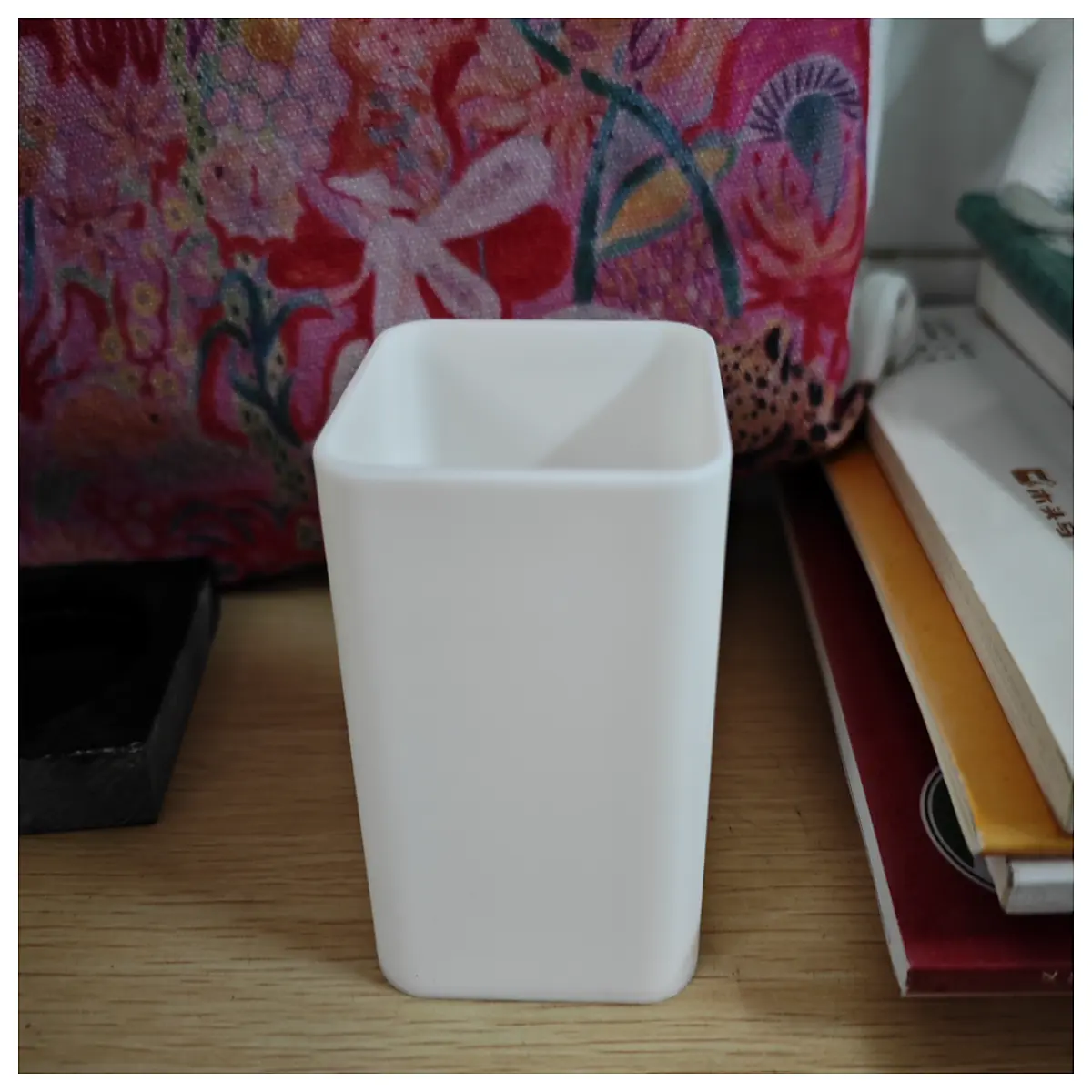 Simple Pen Holder Ink Saver Desk Organizer Student Stationery Pen Caddy Pencil Case Refill Storage