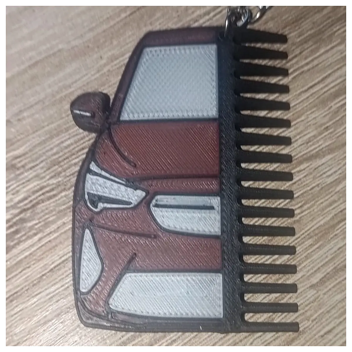 Whiskers Comb Keychain Corsa F Accessory Hair Grooming Car Keyring Fast Convenient