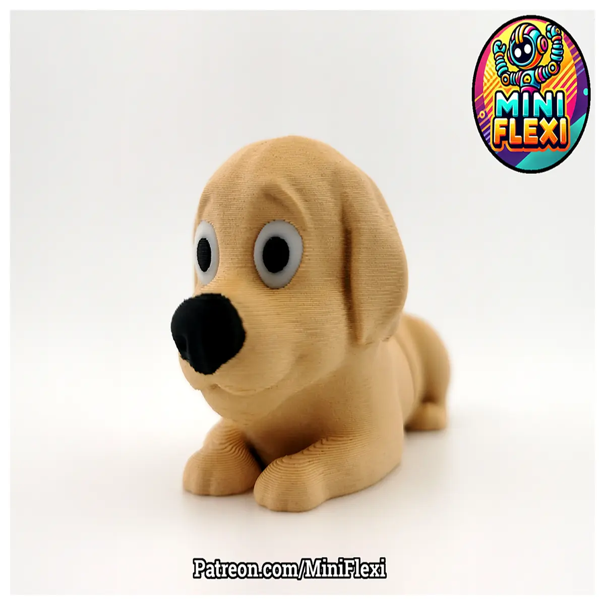 Mini Wobbling Golden Retriever Dog Toy Support Puppy Plush Kids Gift Sensory Play Pet Accessory