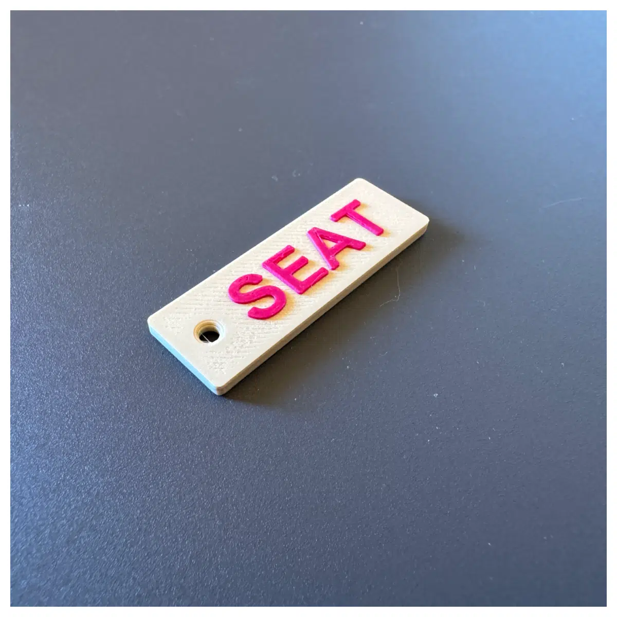 Seat Keychain Car Accessories Auto Decoration Car Charm Vehicle Keychain Automotive Gift