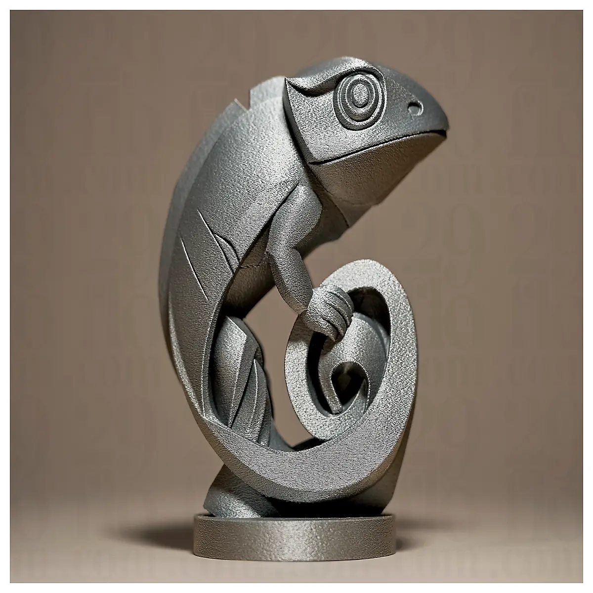 color changing chameleon statue resin garden decor outdoor ornament