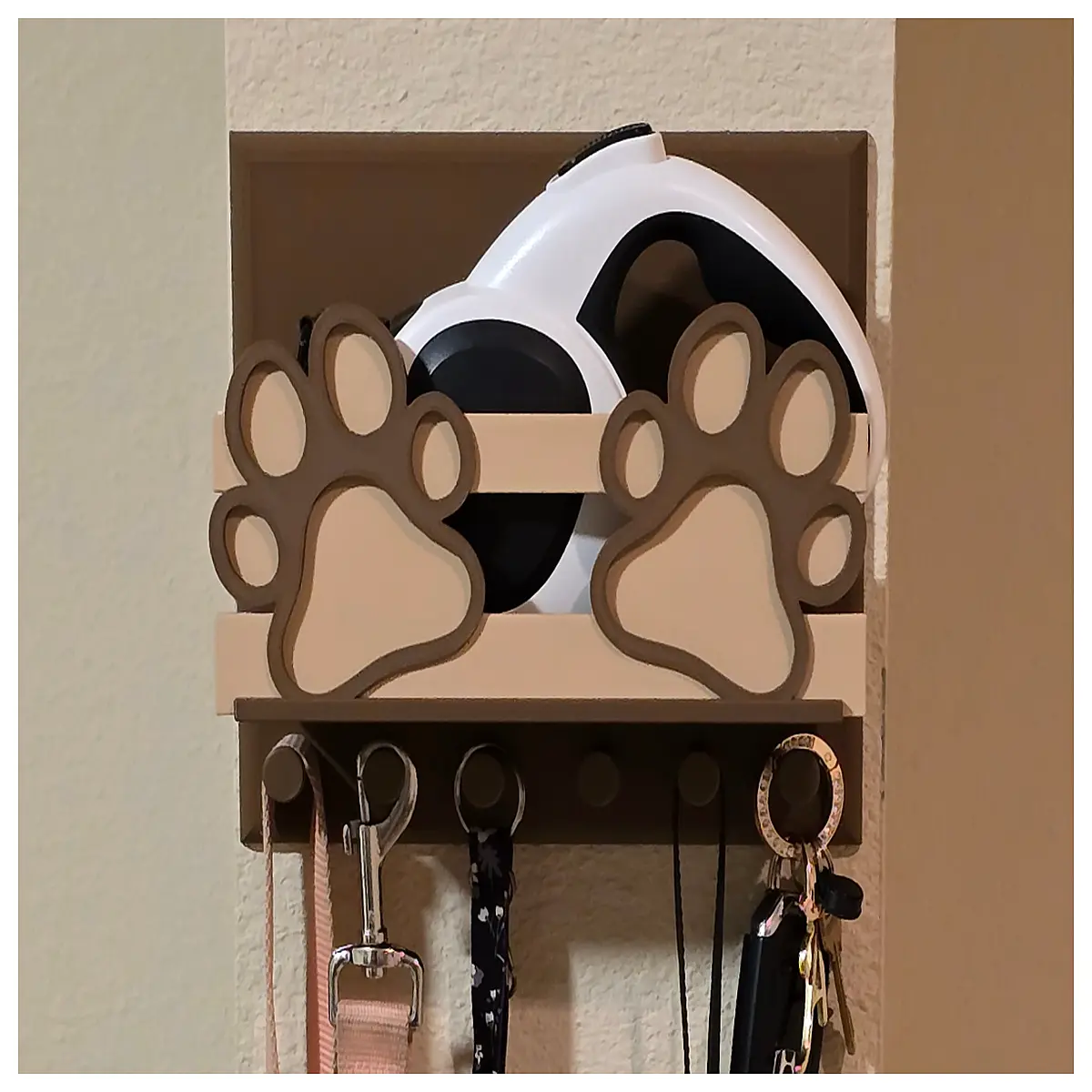 Dog Leash Hanger Pet Organizer Stand Dog Lead Holder Walking Accessories Pet Supplies Smart Leash Stand
