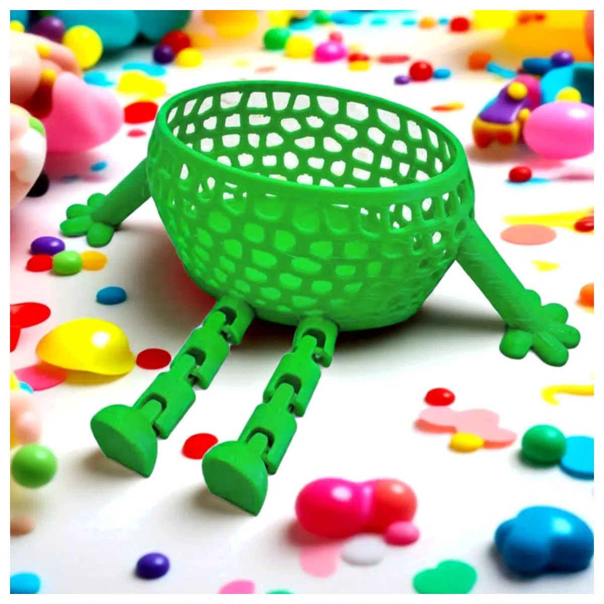 jointed basket with arms and legs for home decor whimsical hanging planter gift idea
