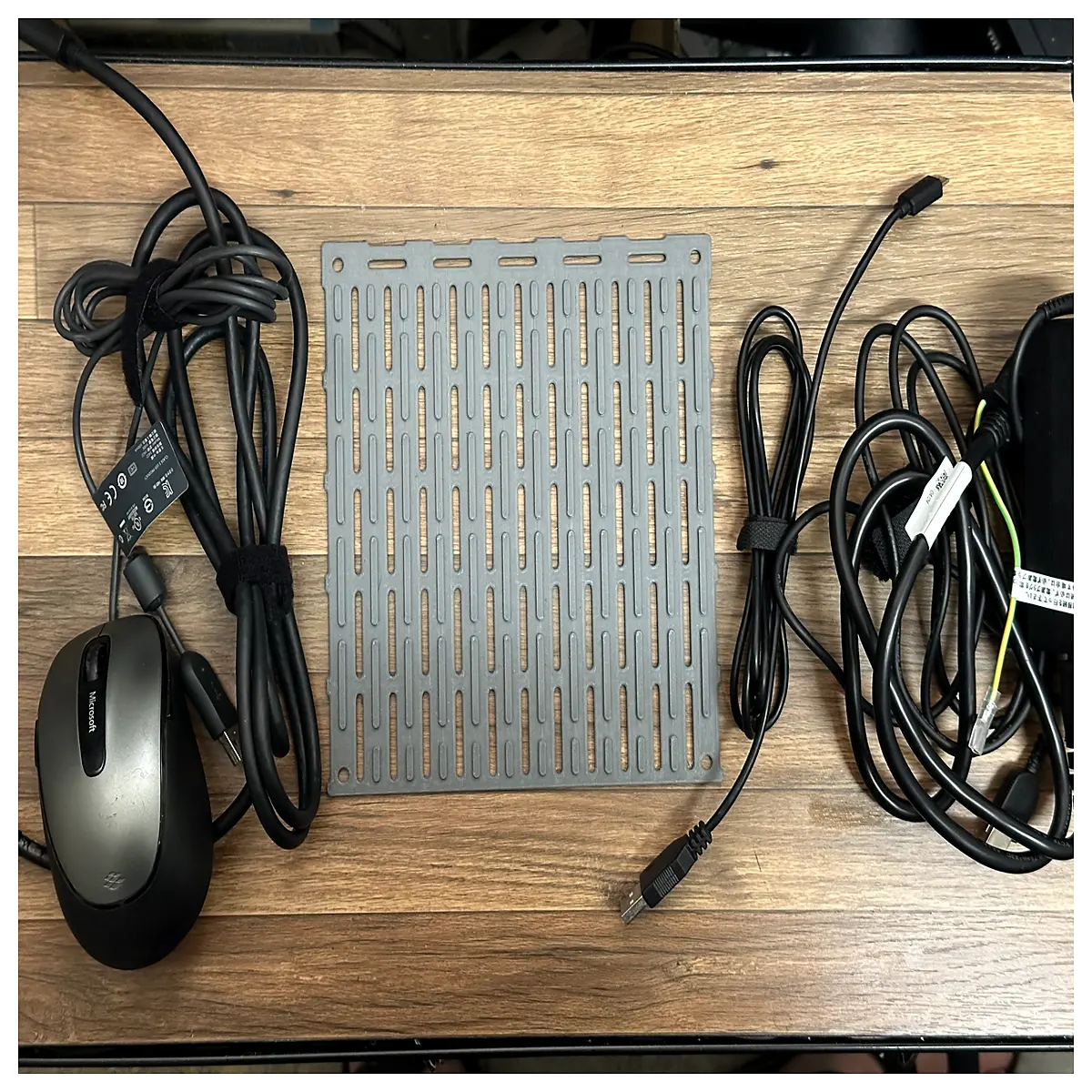 under desk cable management tray for pc monitor organizer wire holder