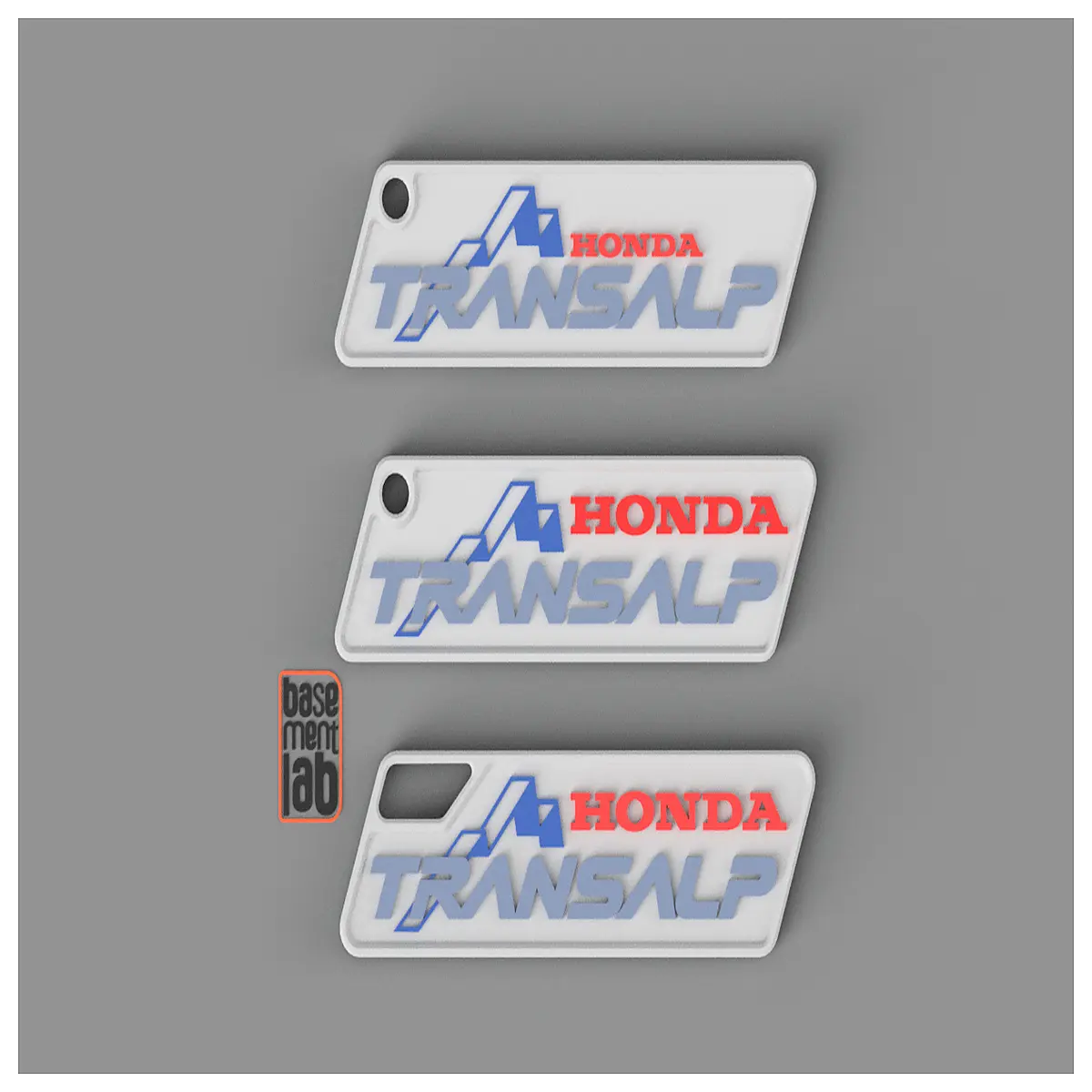transalp keychain metal motorcycle adventure gear riders