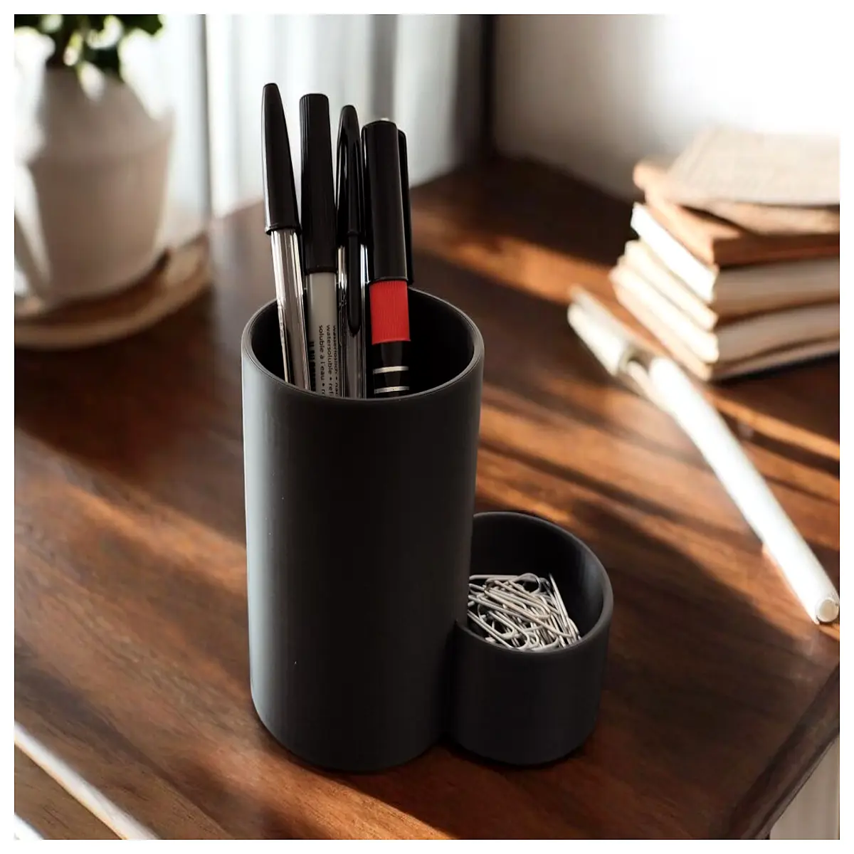 desk organizer with pen holder stationery storage box for office supplies desktop accessories caddy multi compartment pencil case organizer