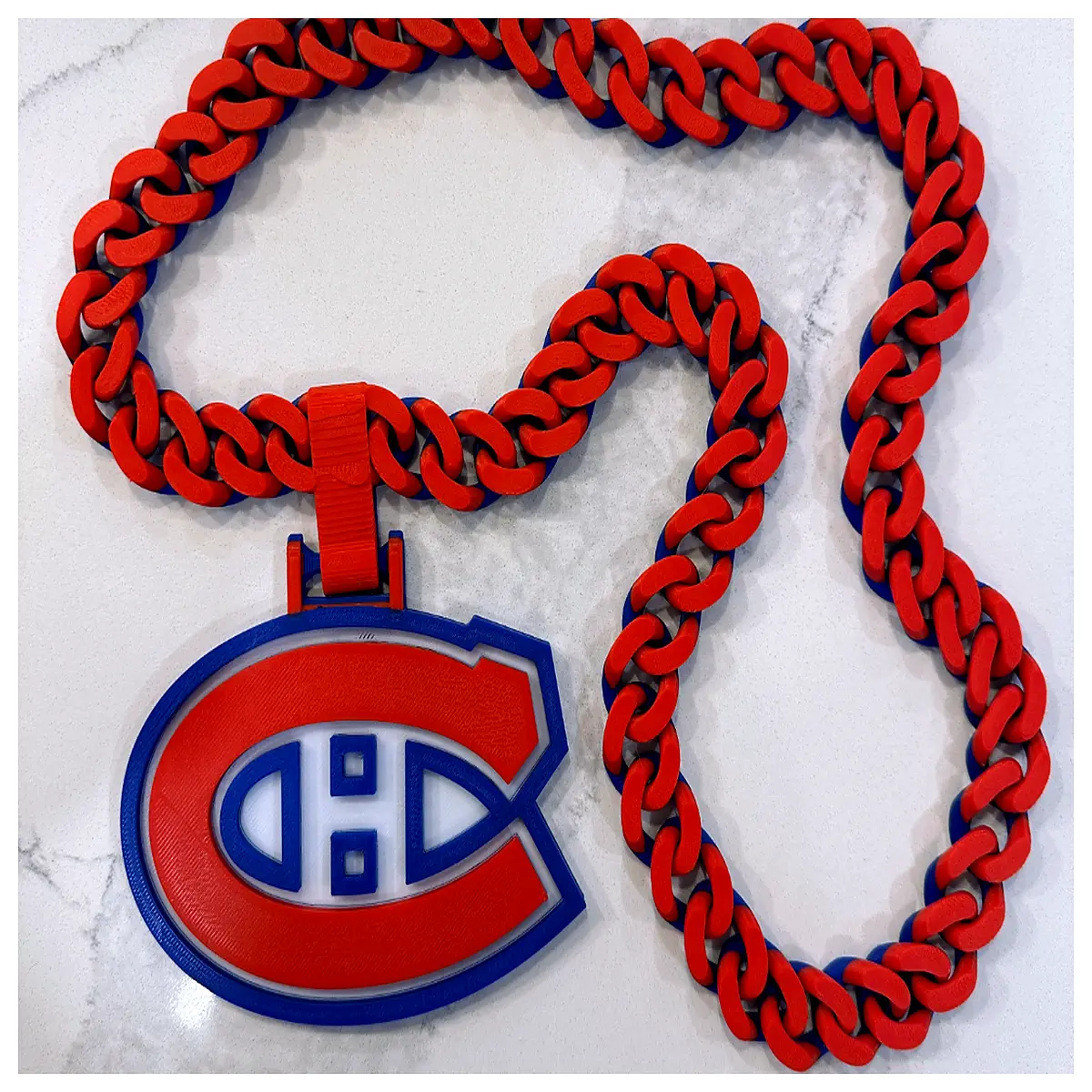 Montreal Canadiens Cuban Link Chain Bracelet Sports Jewelry Unisex Chain Accessory Fitness Gift