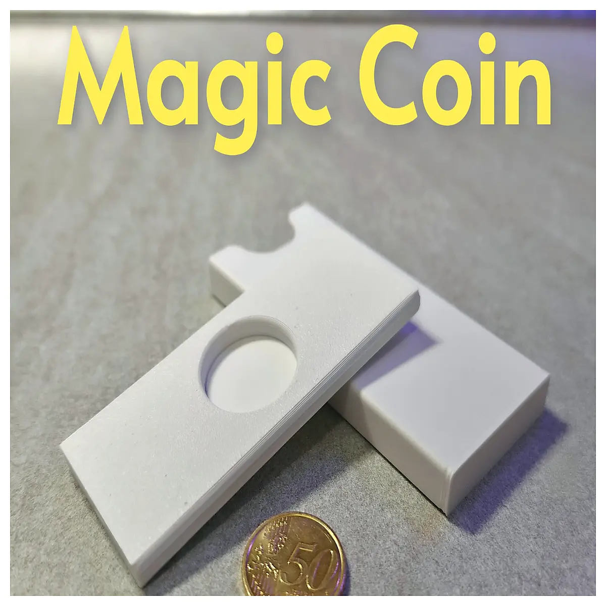 Magic Coin Box Toy Illusion Box Print Coins Fun Gift Child Learning Props