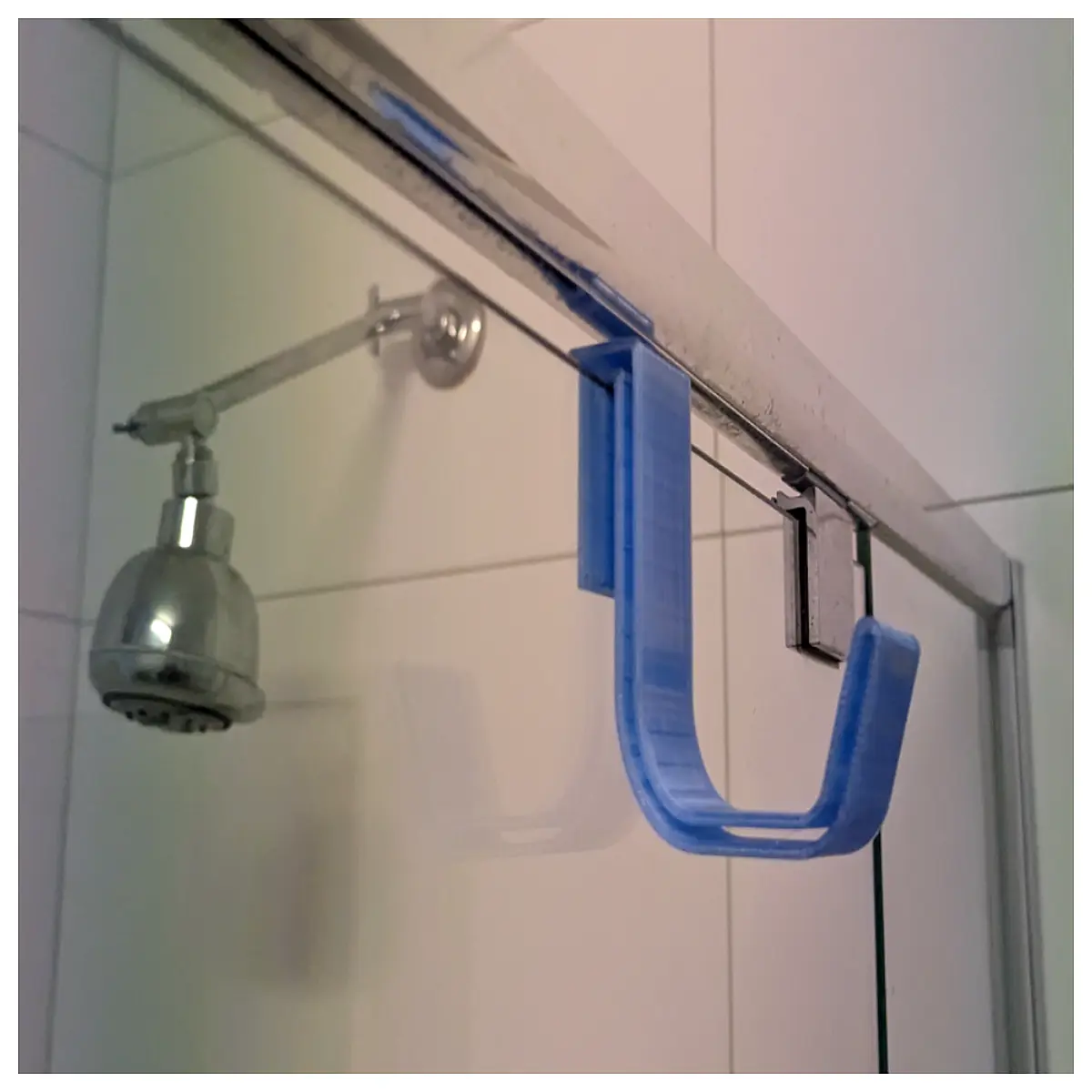 Shower Door Hooks 6 7mm Bathroom Shelf Wall Mount Strong Support Home Accessories