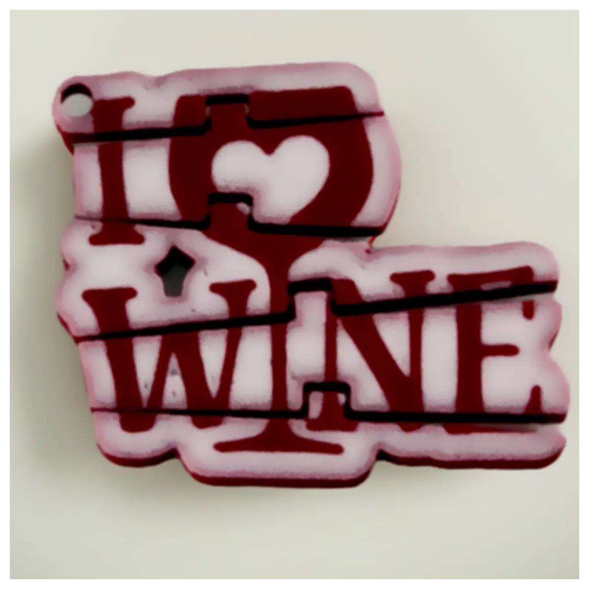 Wine Accessory Keychain Wine Glass Hanging Chain Drinkware Holder Wine Lover Gift Drinking Accessory Charm