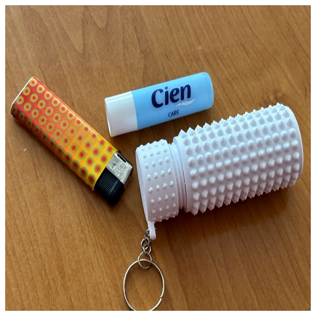 Small Wound Patches Lip Balm Keychain Lip Repair Wound Care Medicine Bottle Decoration
