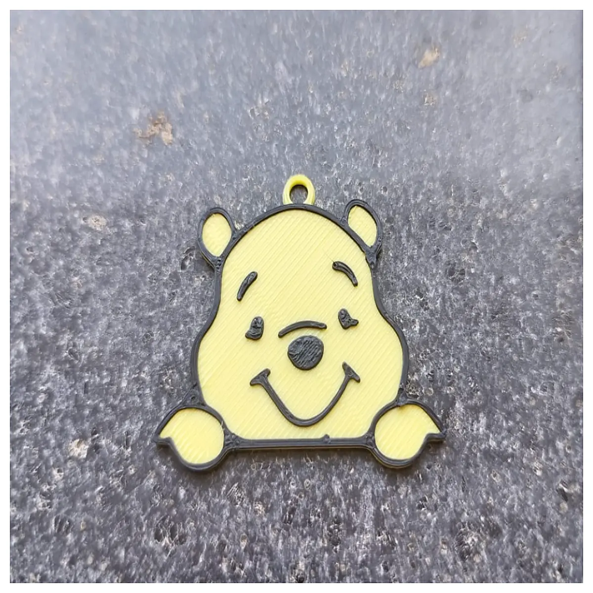 Winnie the Keychain Cute Cartoon Gift Birthday Present for Kids Plush Accessory
