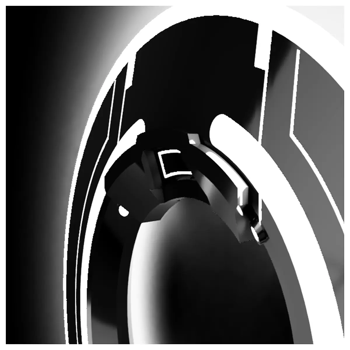 TRON Identity Disc Wall Mount Classic Sci Fi Decor TRON Character Collectible Digital Art Gaming Accessory