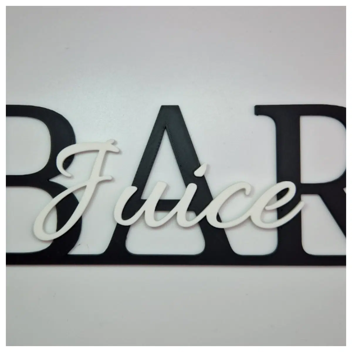 Juice Bar Signage Drink Display Cabinet Coffee Bar Decor Restaurant Tabletop Food Shop Signage Promotion Display Rack Boost Sales