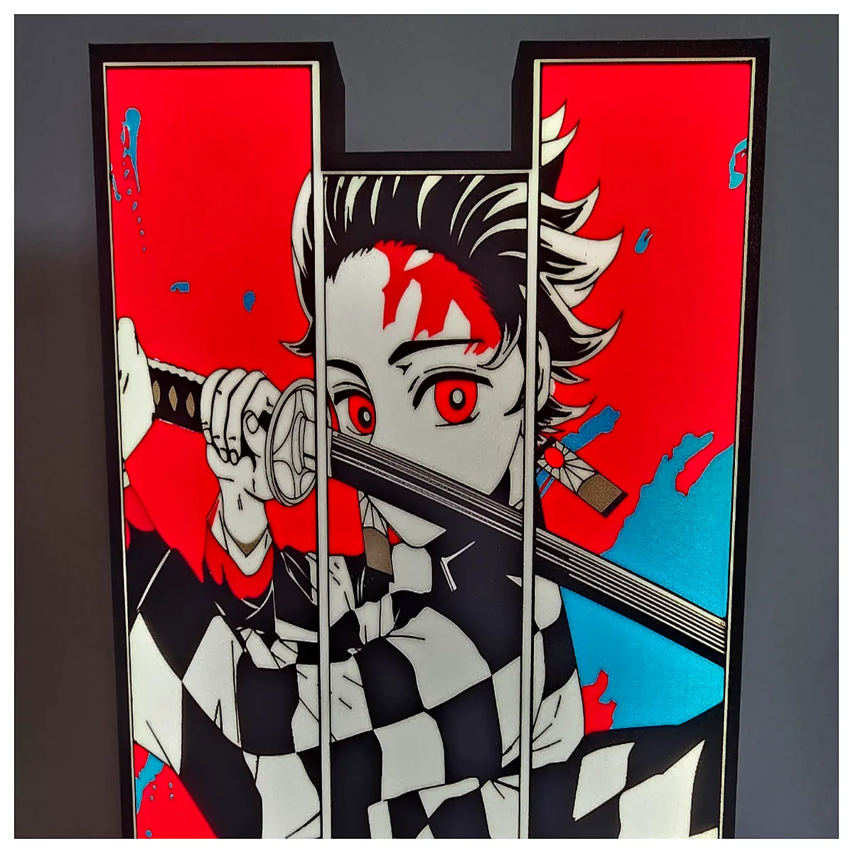 box wall decor anime glow night cosplay room lighting