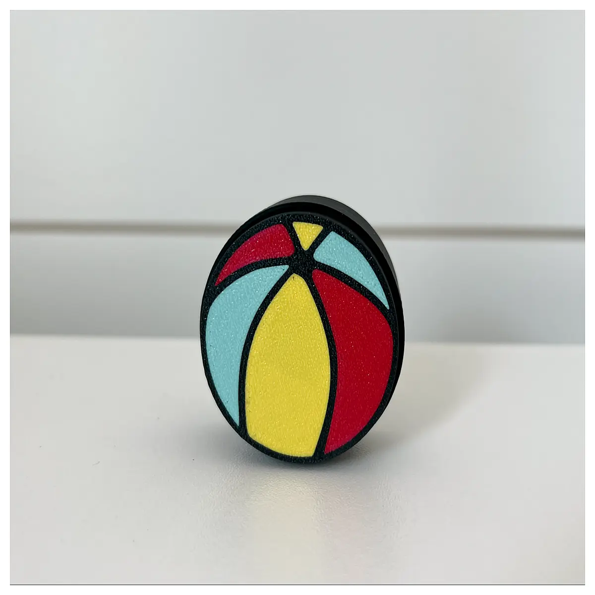 Beach Ball Stress Clicker Anxiety Relief Puzzle Toy Desk Relaxation Tool Fidget Toy for