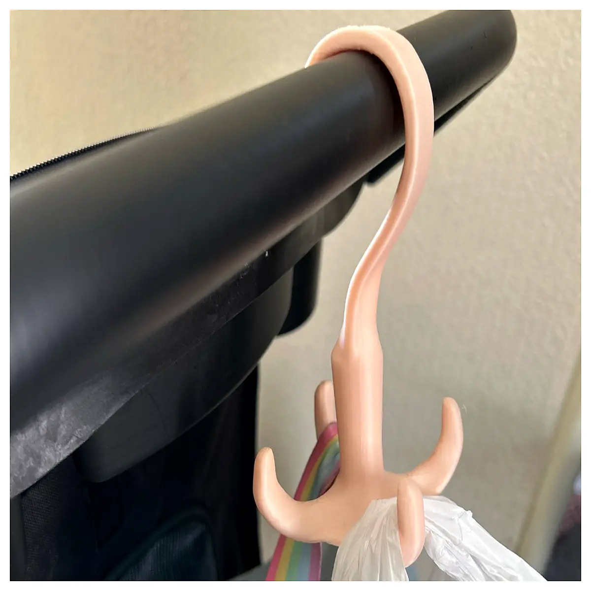 stroller closet hook hanger organizer for baby clothes diapers bags compact space saver