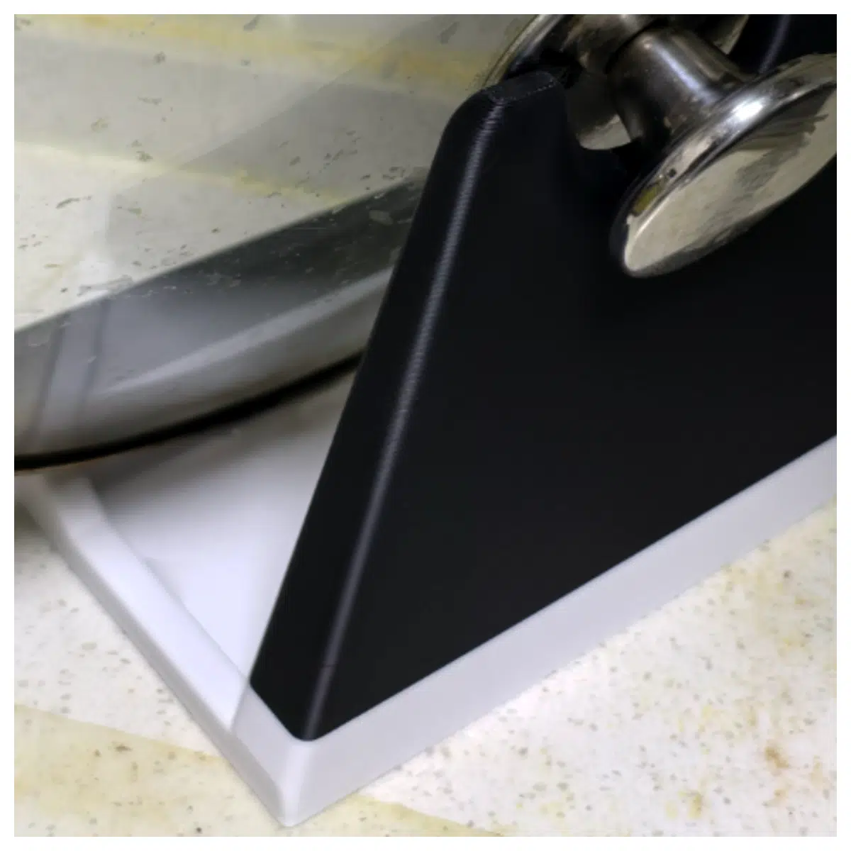 Wok Lid Stand Kitchen Utensil Wok Lid Holder Support Bracket Cooking Accessory Kitchen Gadget Wok Lid Stand