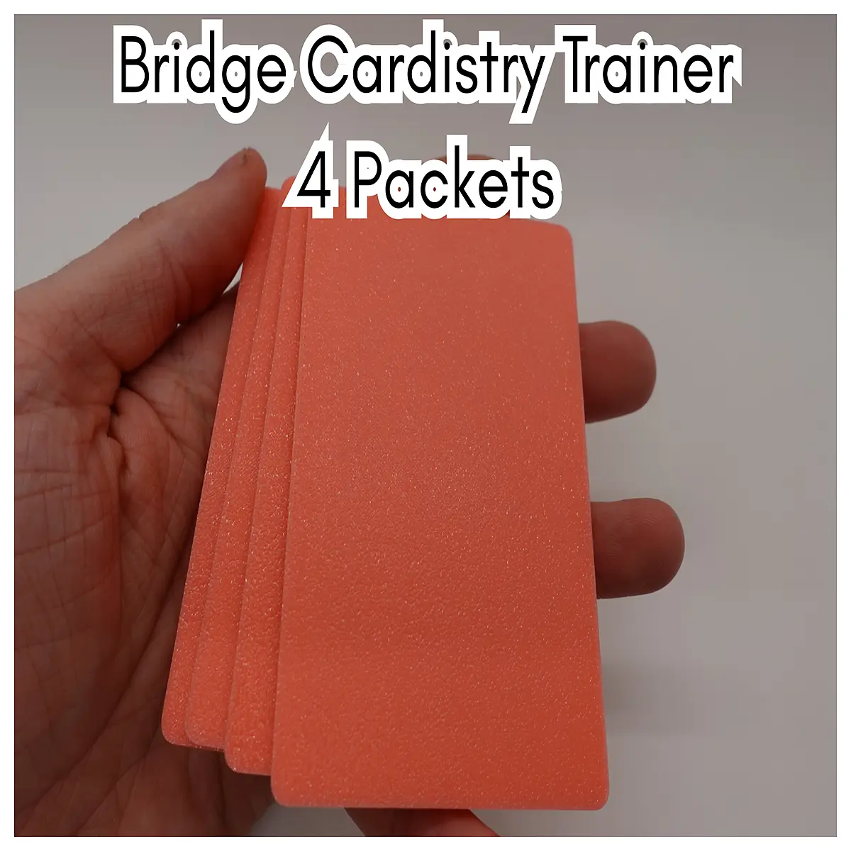 Bridge Card Technique Trainer 4 Packs Learn Bridge Rules Improve Card Play Practice Skills Card Game Accessories