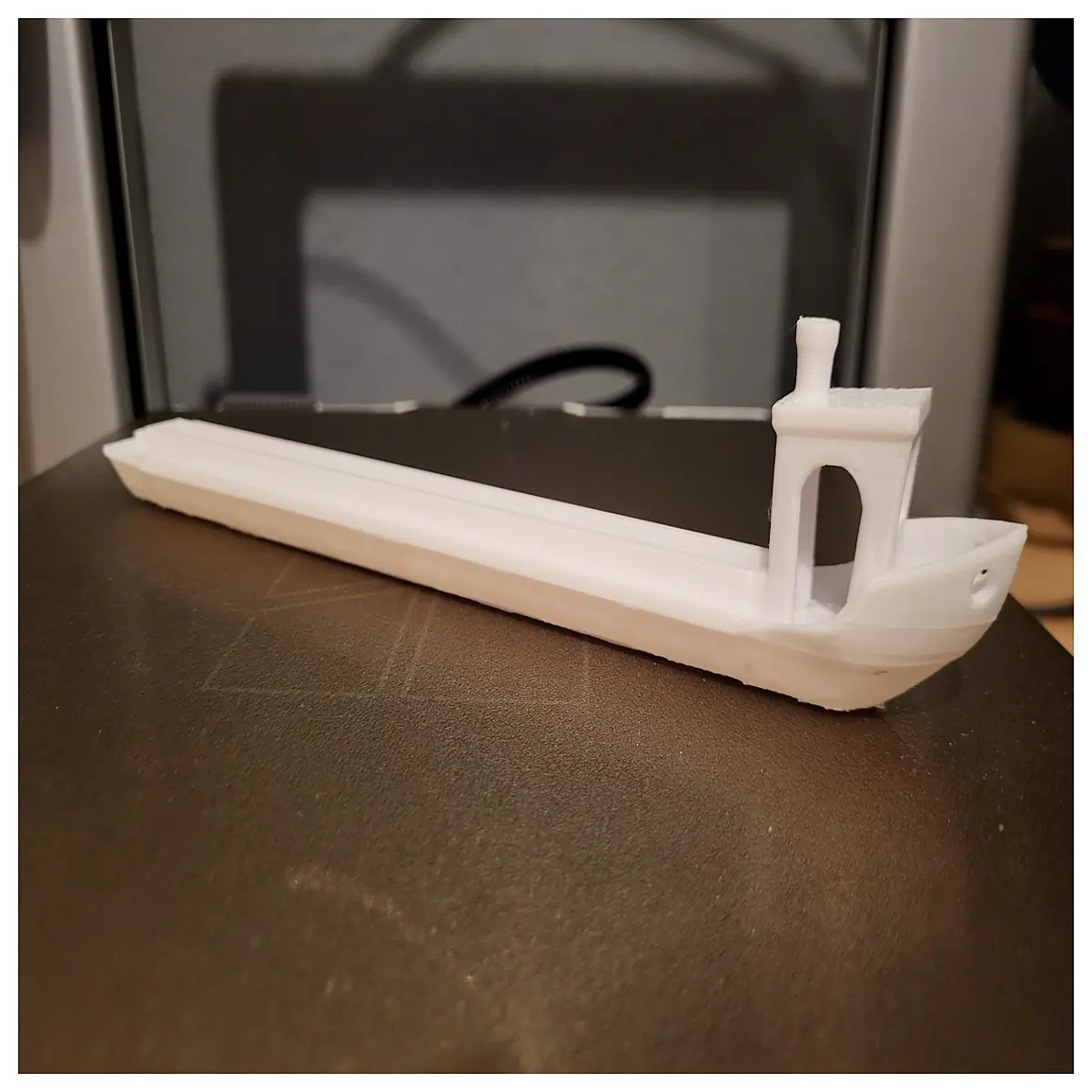 3D Printed Benchy Long Road Model Printing Parts 3D Printer Accessories Print Stands