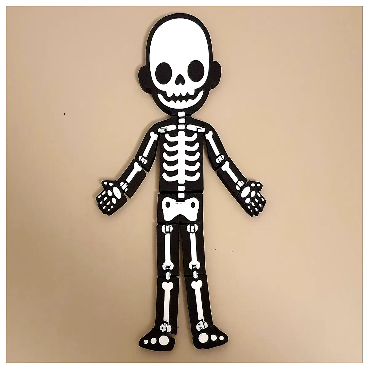 Dancing Flexible Skeleton Model Toy Decoration Figure Anime Collectible Skeleton Animation Figure Ideal Gift