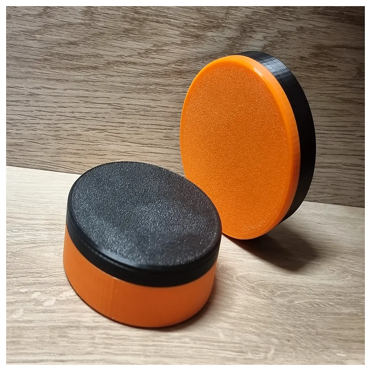 Hockey Ball Container Small Storage Can with Lid Toy Box Snack Jar Kitchen Organizer