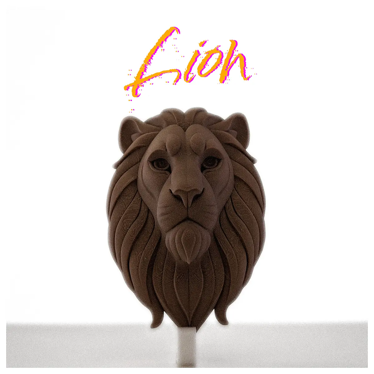 Lion Head Wall Hanging Sculpture Decorative Ornament Animal Figurine Indoor Decor Art Sculpture Lion Decoration