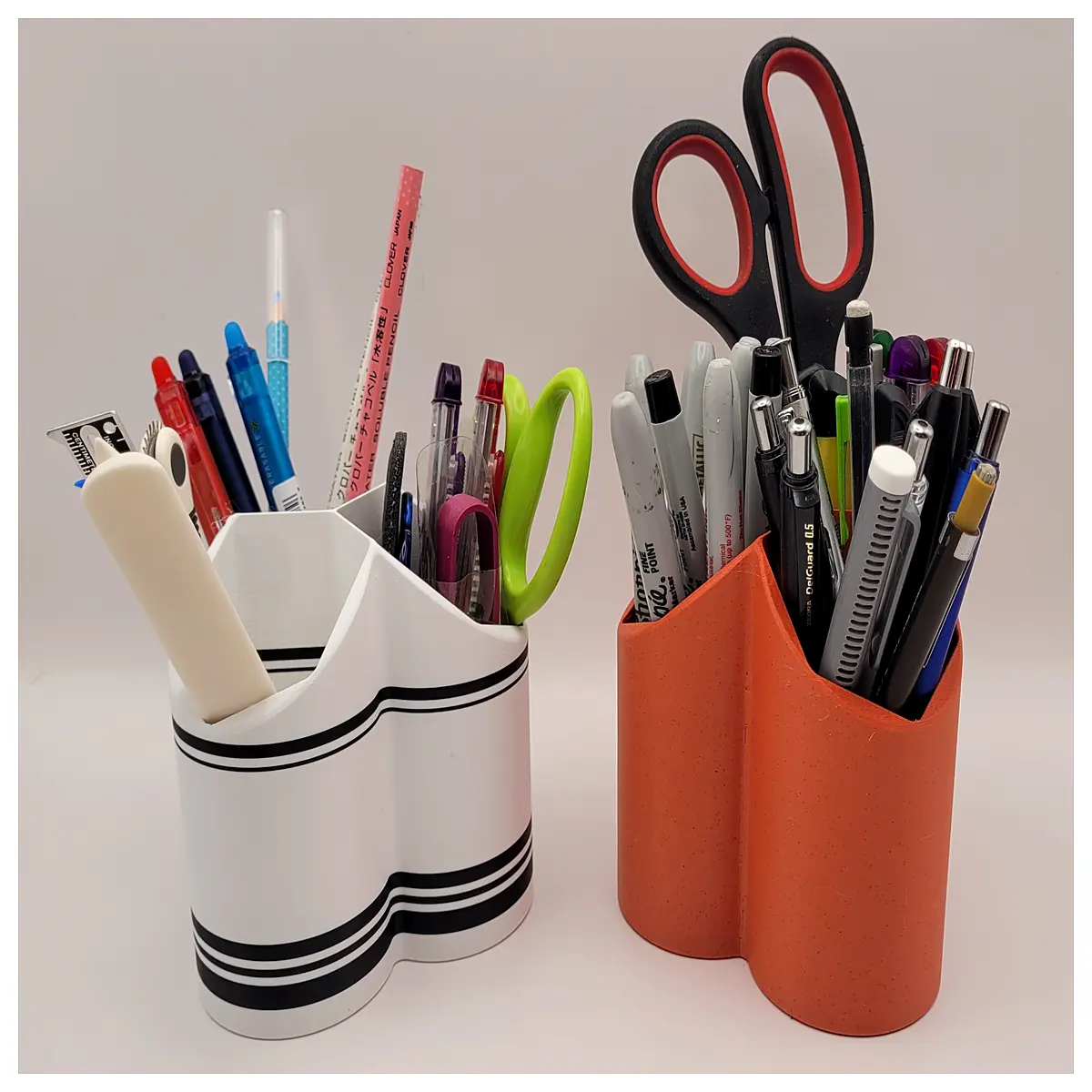 Desktop Organizer 3 Compartment Pen Holder Multi Function Storage Box Office Study Supplies Desk Accessories