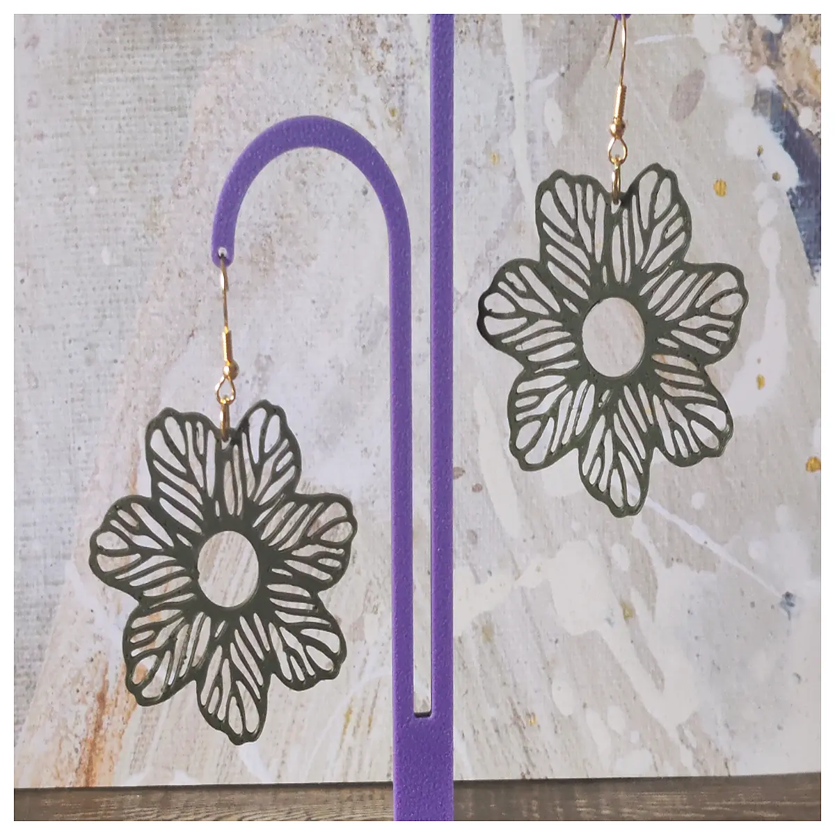 Floral Earrings Women s Style Elegant Earring Romantic Flower Decoration Fashion Accessories Easy to Wear Suitable for Dates