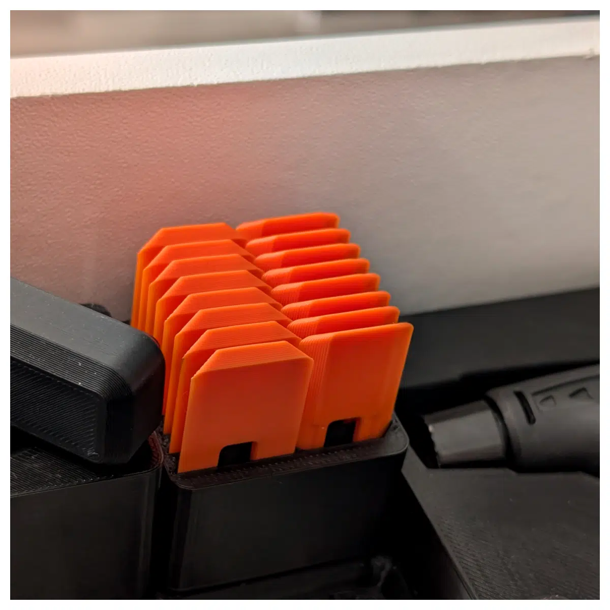 Gridfinity Blade Organizer Storage Mounting System Desktop Tool Blade Accessory Optimization