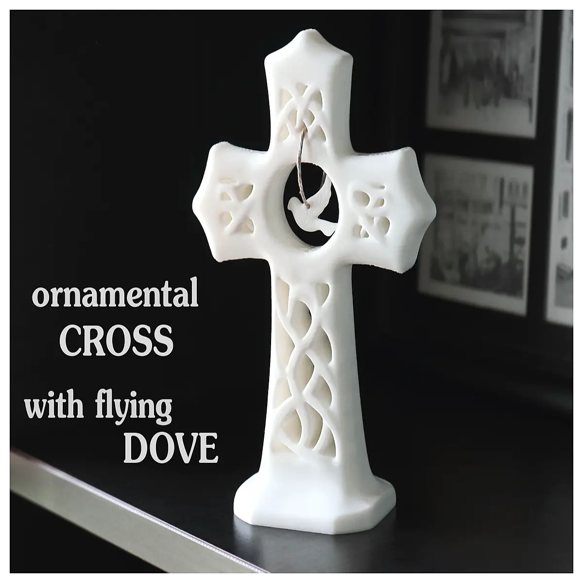 Cross Ornament Religious Faith Decoration Bible Cross Prayer Cross Christmas Decor Gift Choice