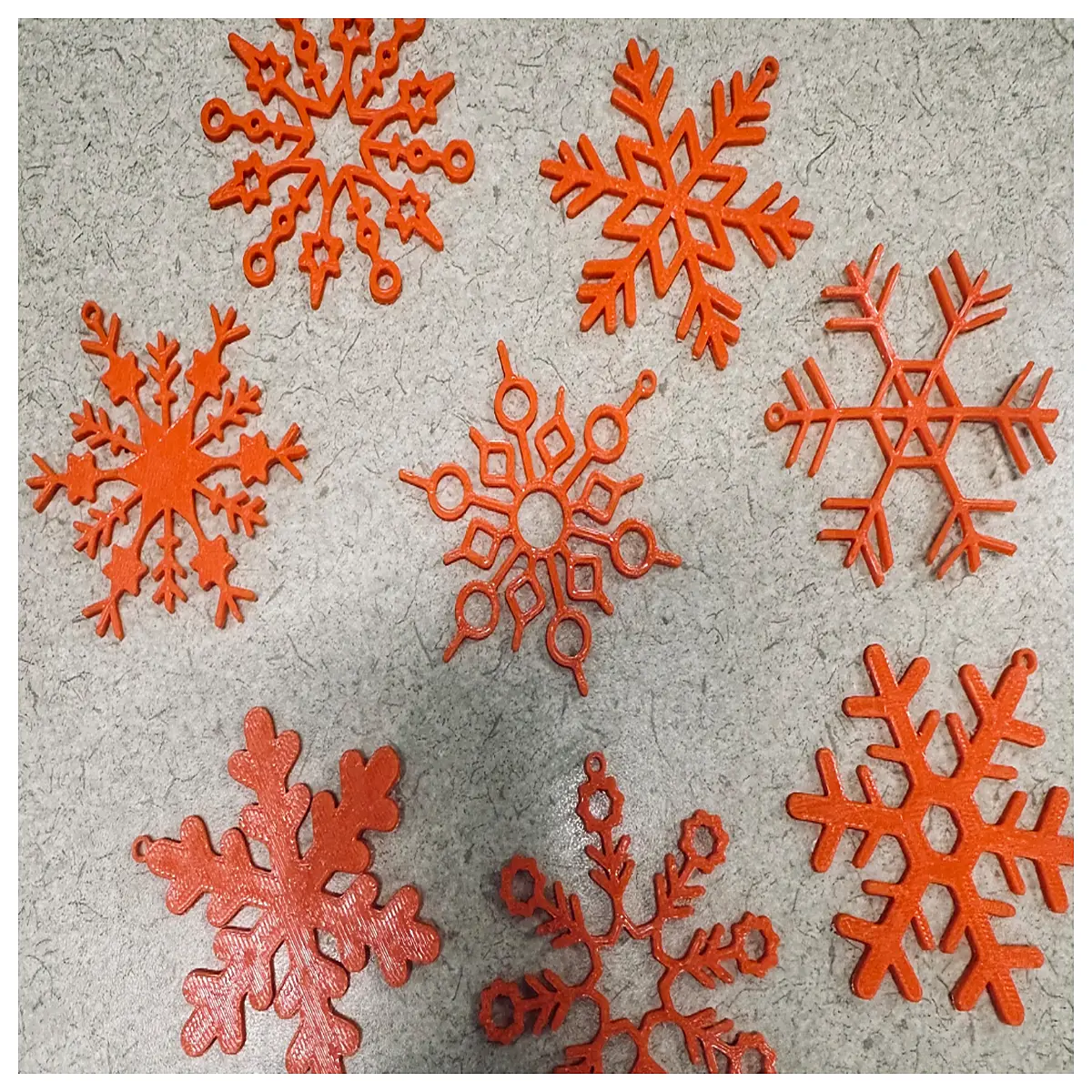 9 piece snowflake cutouts with holes for hanging diy winter craft supplies festive christmas tree ornaments paper snowflakes for holiday window decor