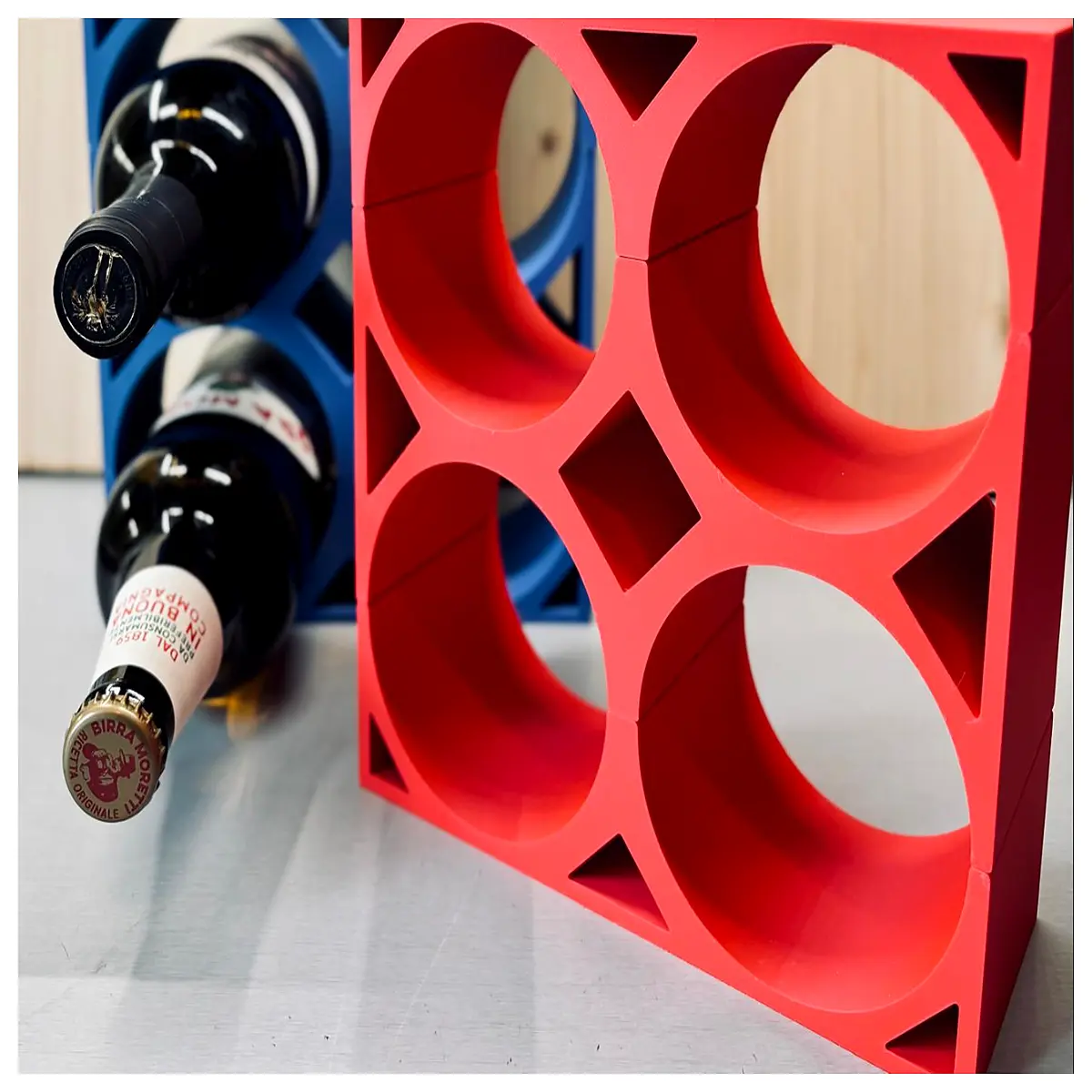 wine bottle rack holder for kitchen counter wine glass storage organizer shelf
