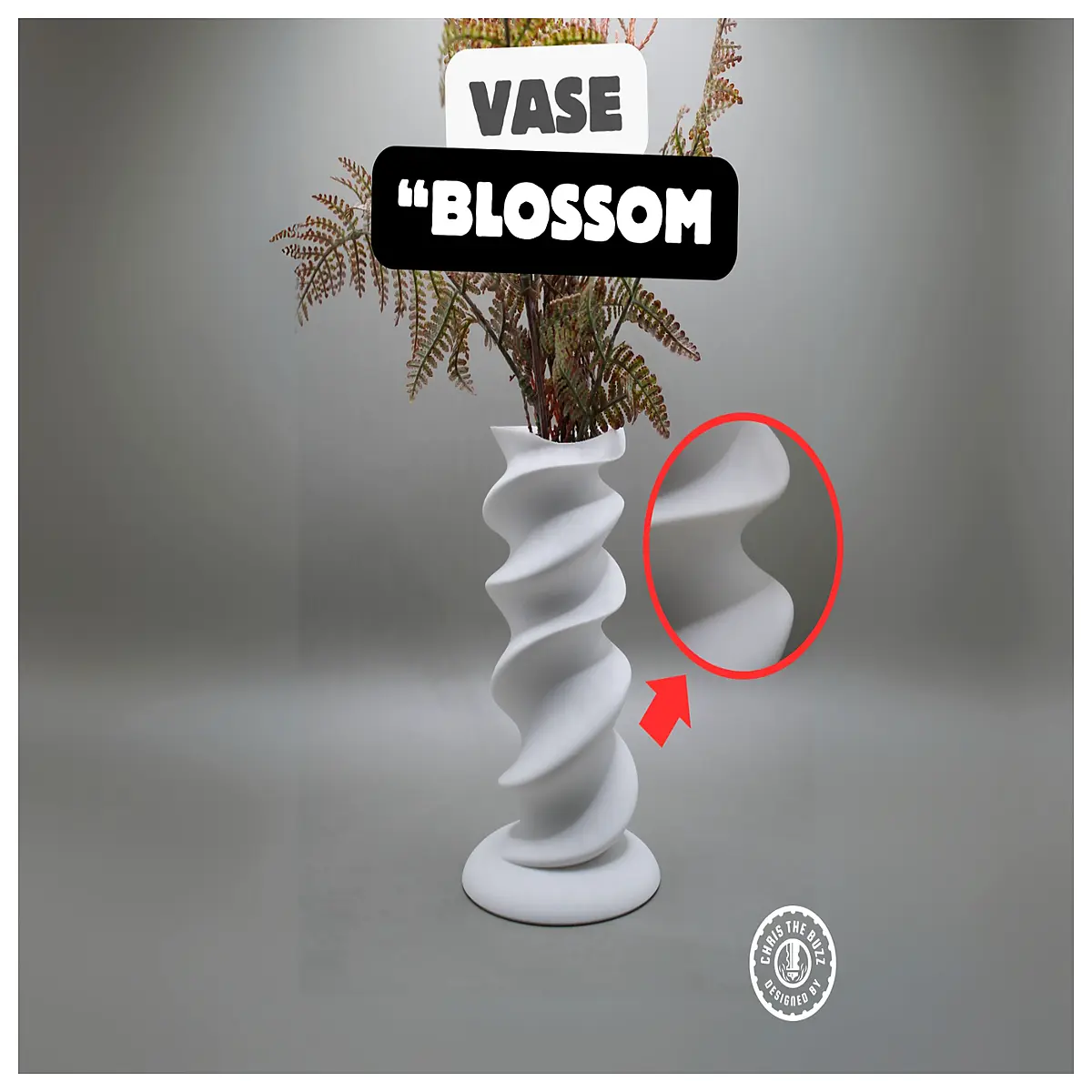 modern sculptural vase with soft curves piece for living room decor minimalist ceramic flower holder