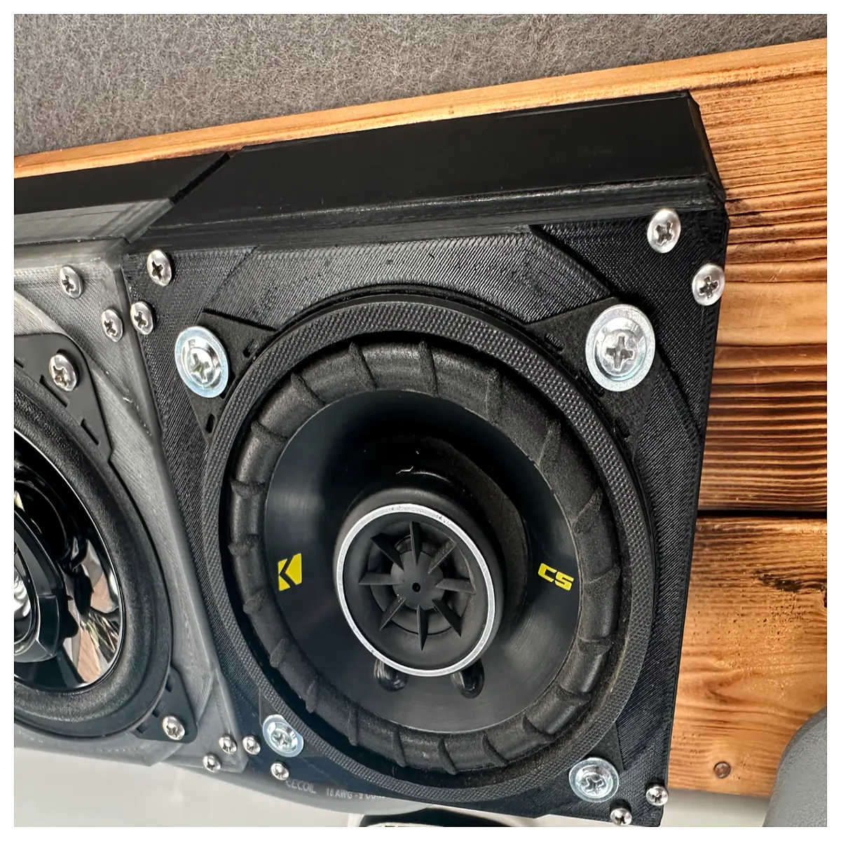 4 Inch Car Speaker Enclosure Box Housing Automotive Speaker Parts Speaker Box Car Audio Accessories