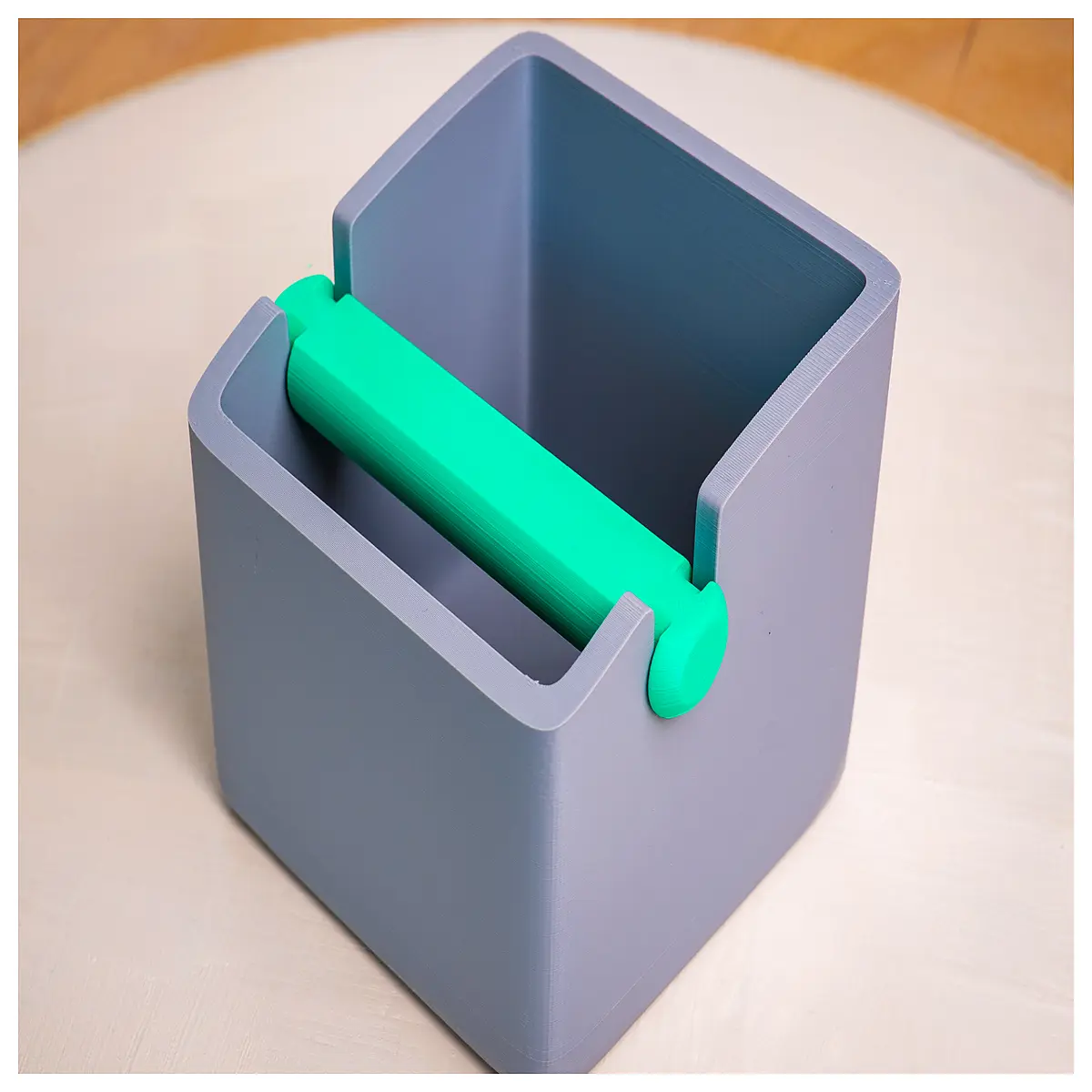 sturdy coffee knock box commercial espresso waste container easy clean durable bean catcher