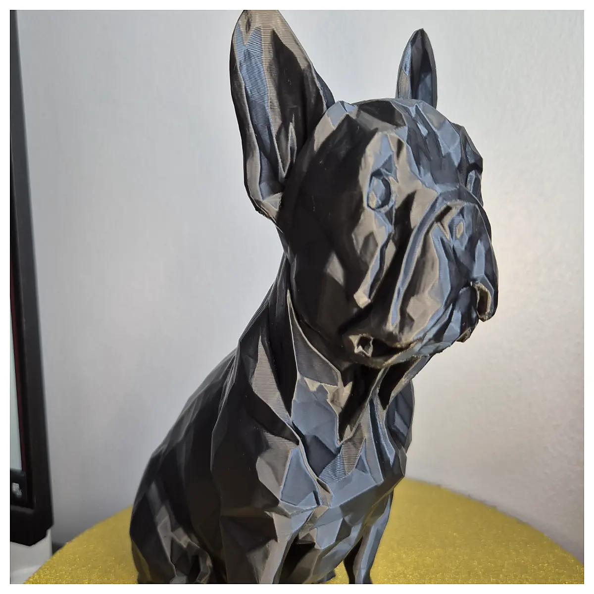 French Bulldog 3D Model Low Poly Pet Toy Game Scene Architectural Model