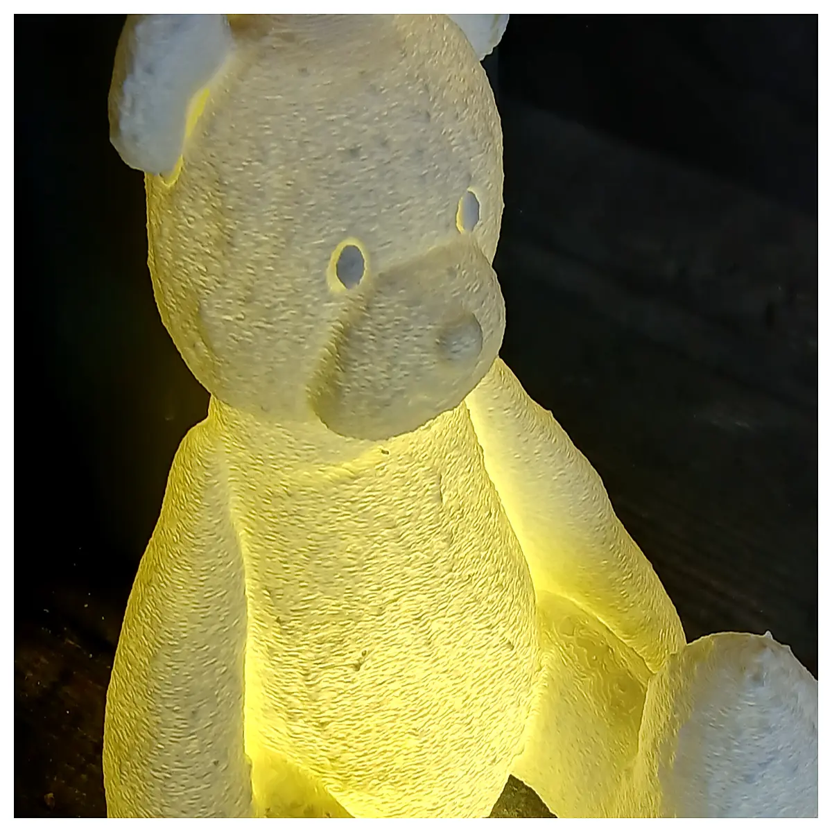 cute teddy bear night for kids bedroom plush animal desk with soft warm glow baby sleep aid reading toddler nursery decor