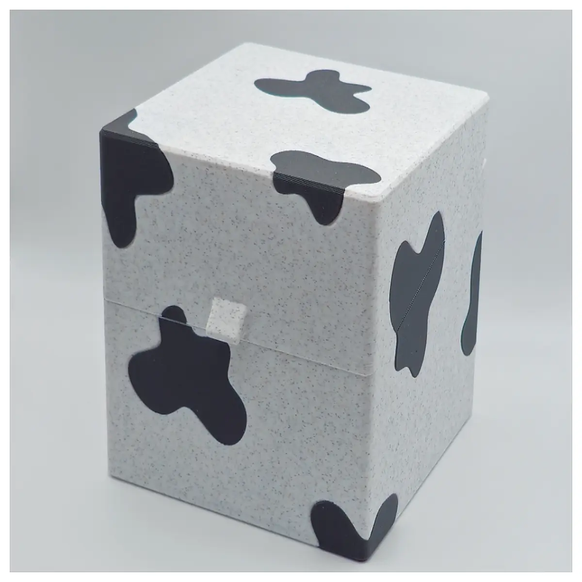 Cow Spotted Canister Creative Gift Container Pet Food Storage Decorative Jar Gift Box Animal Pattern Canister