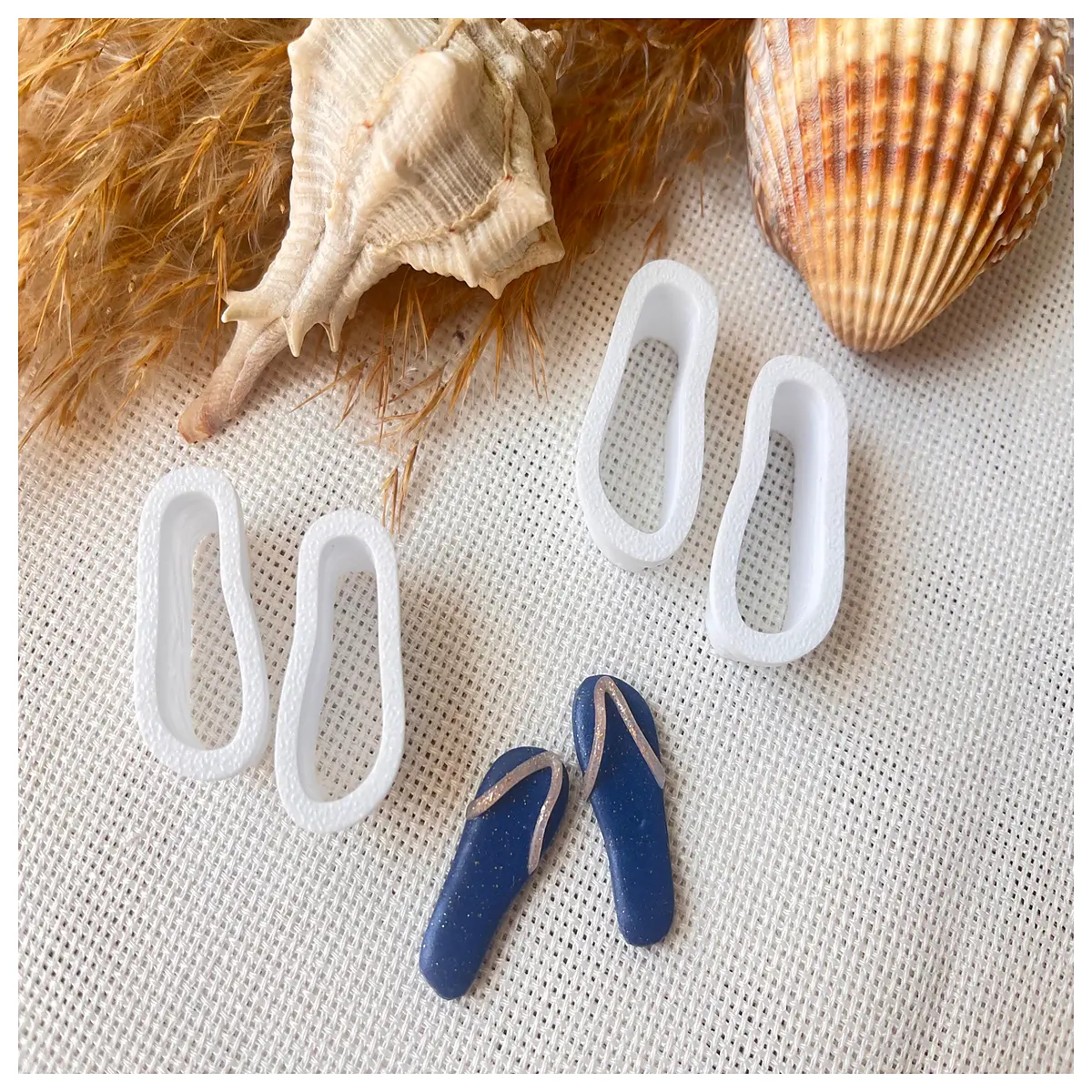 Polymer Clay Earring Molds DIY Earring Accessories Crafting Molds Creative Ear Shape Fast Casting
