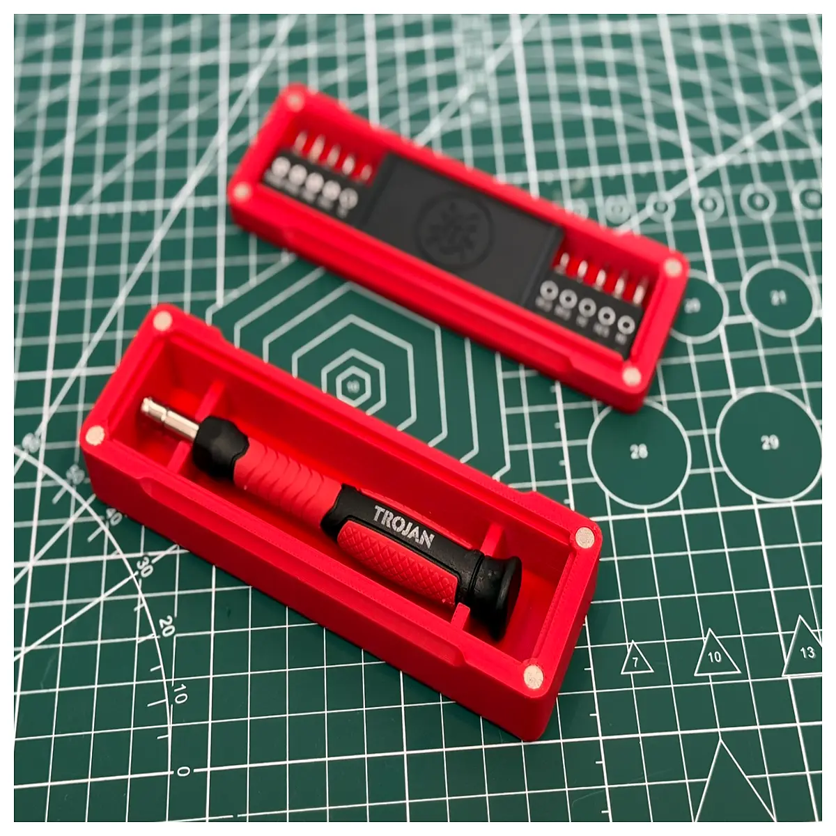 Screw Driver Organizer Box Tool Storage Container Precision Screwdriver Storage Electronics Component Organizer DIY Tool Accessories