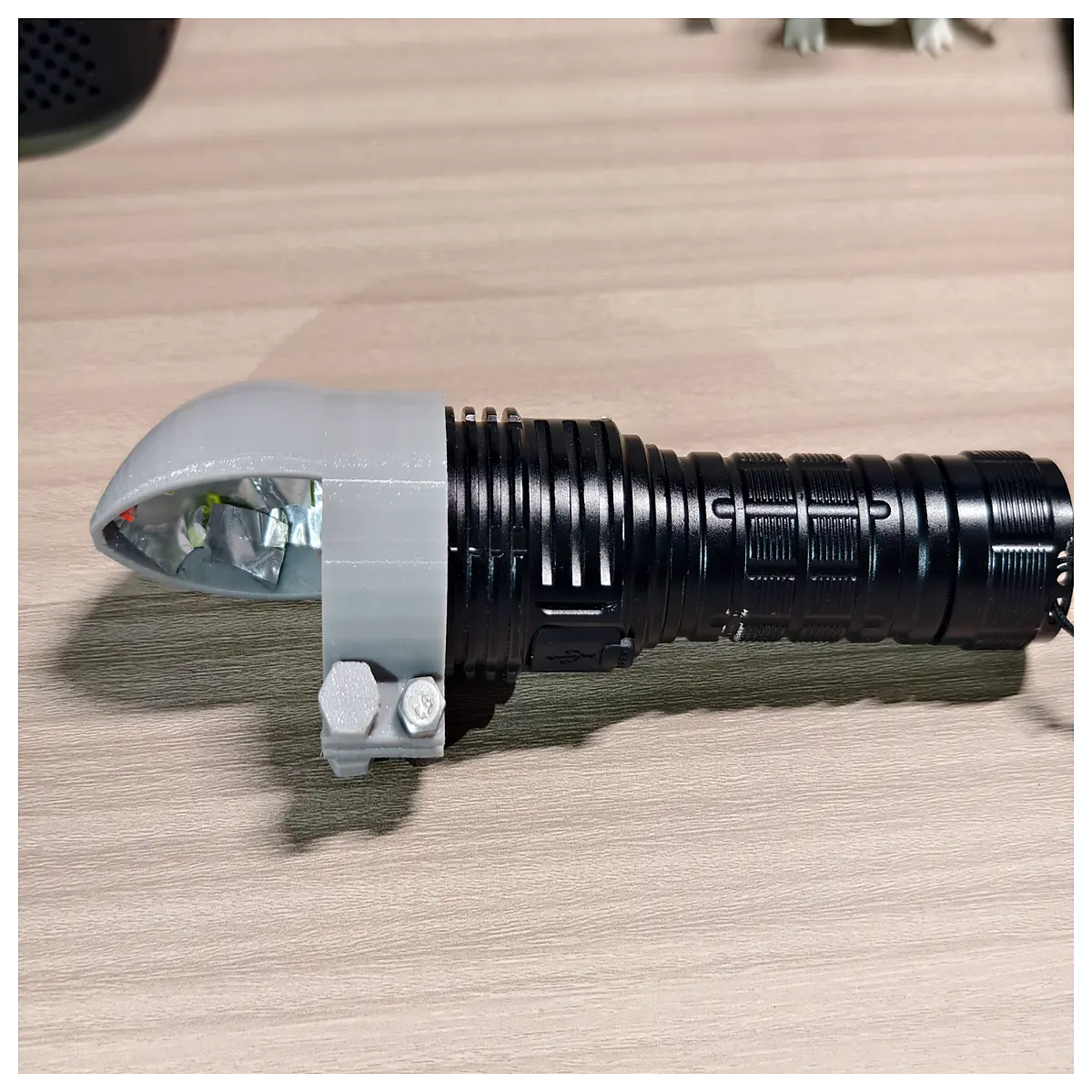 Flashlight Shade Cycling Shade Anti Glare Outdoor Lighting Accessory Shade Protector