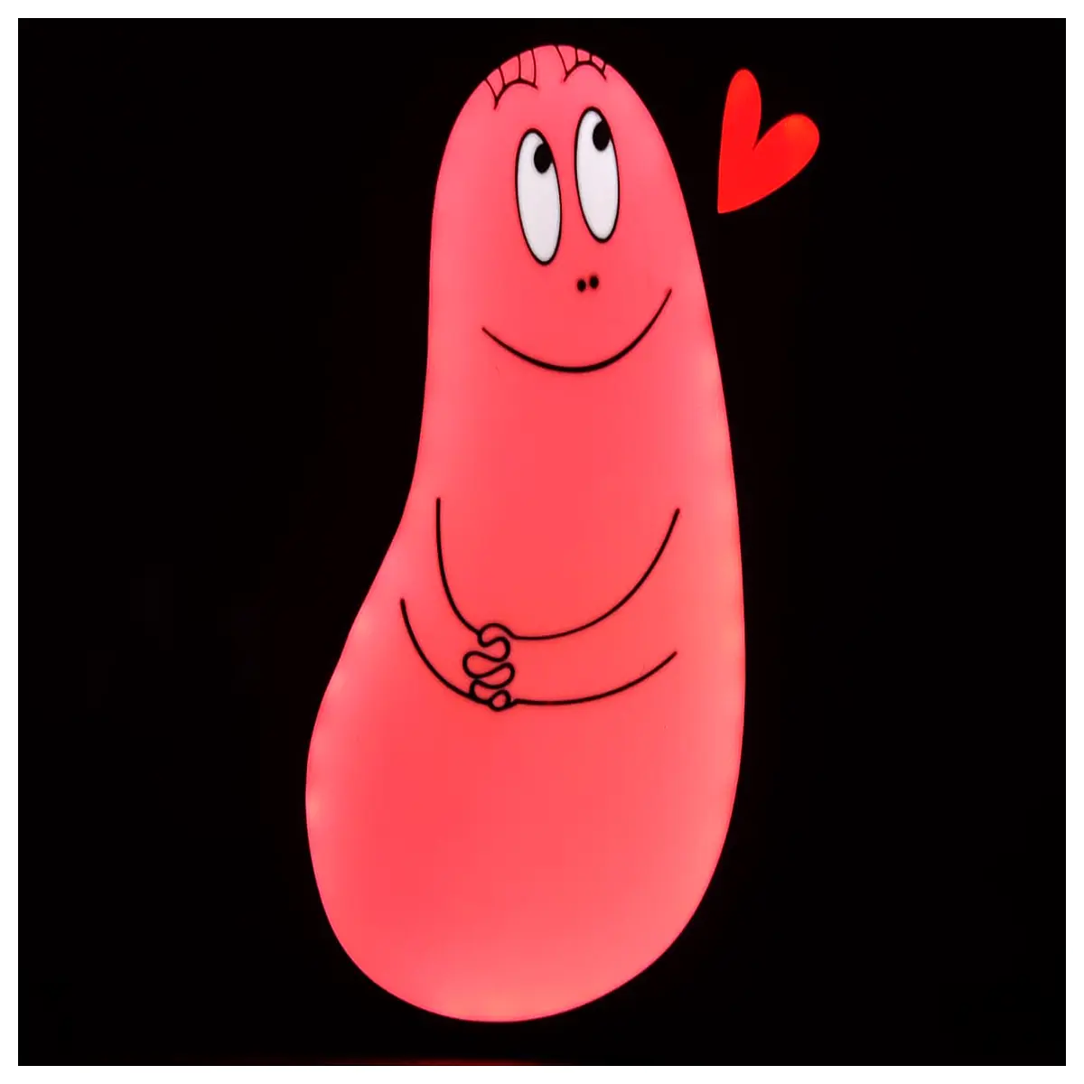 barbapapa night usb rechargeable for kids bedroom decor cute cartoon character glow in dark nursery