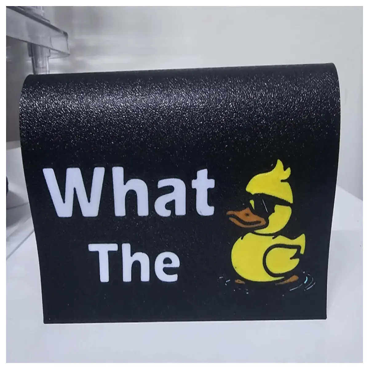 novelty funny duck car license plate frame bumper sticker vinyl decal for truck suv
