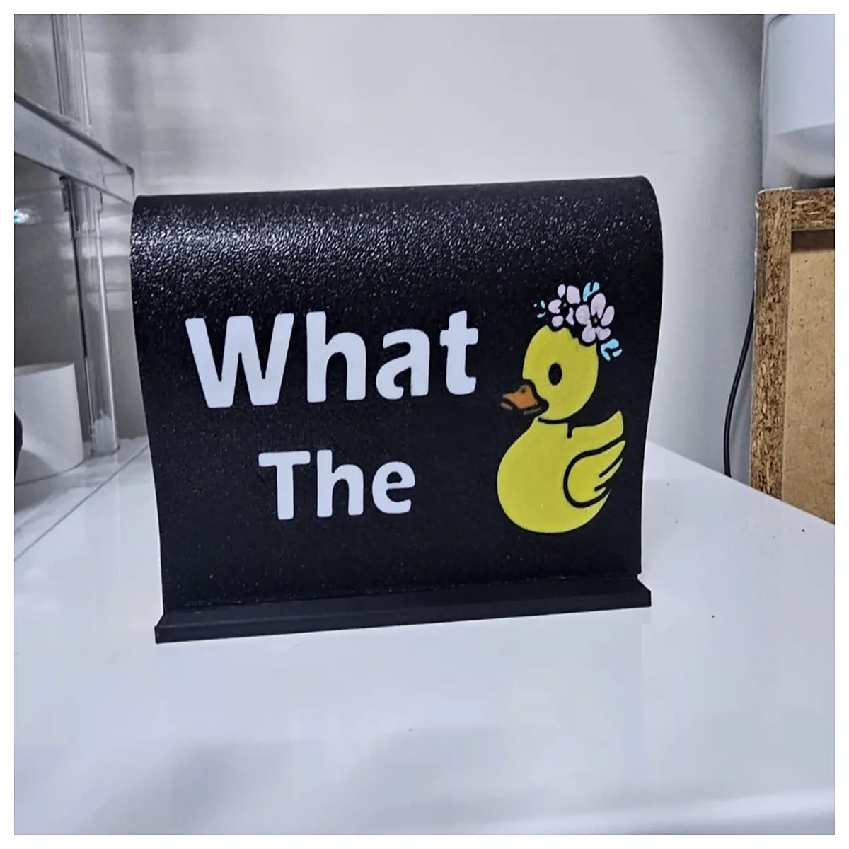 Funny Lady Duck Car Decal Decorative Auto Stickers Cute Duck Accessories for Cars Vehicle Embellishments Duck Car Bumper Stickers
