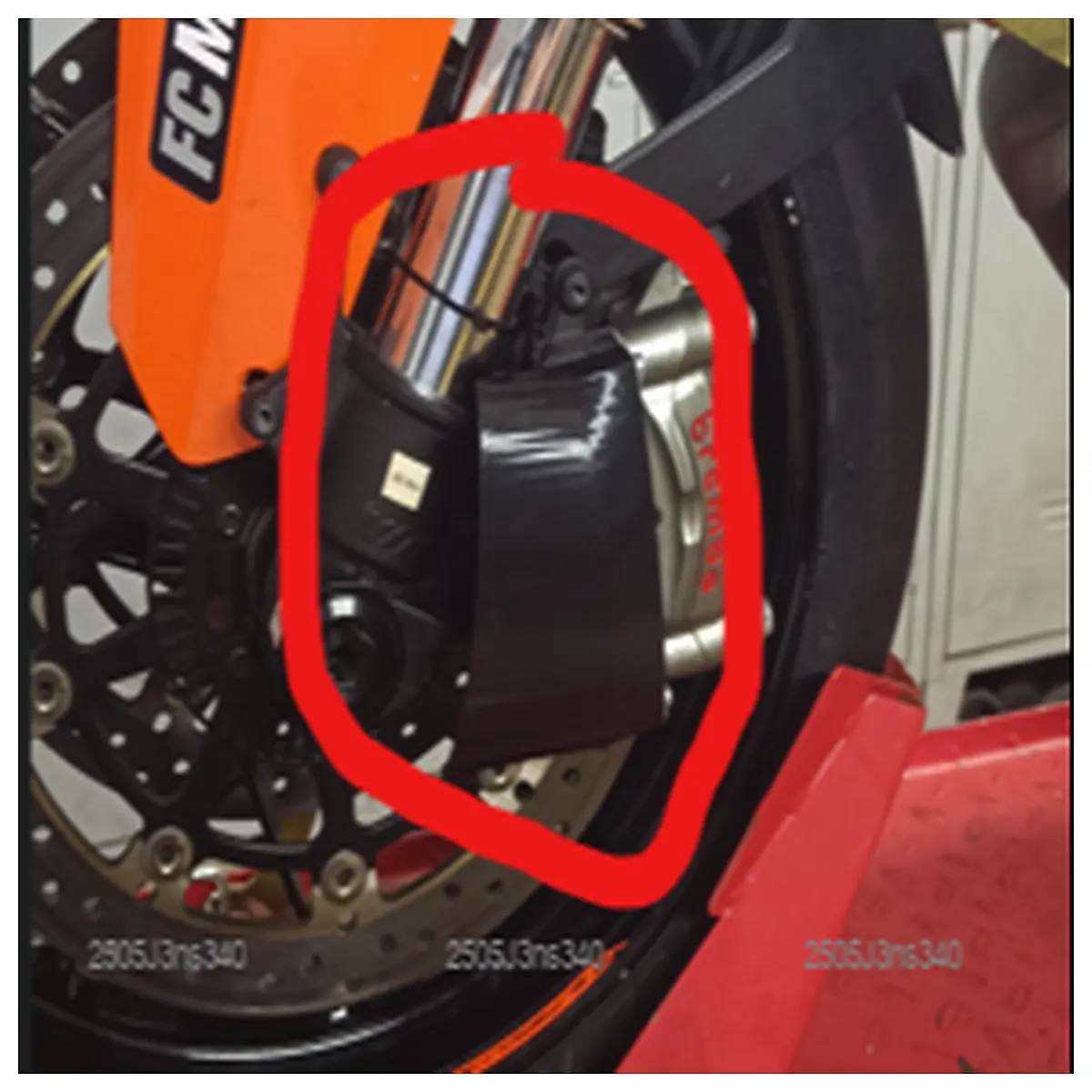Motorcycle Brake Cooling Ventilation Pads 100mm Disc Brake Accessories Cooling Pads Motorcycle Modification Parts