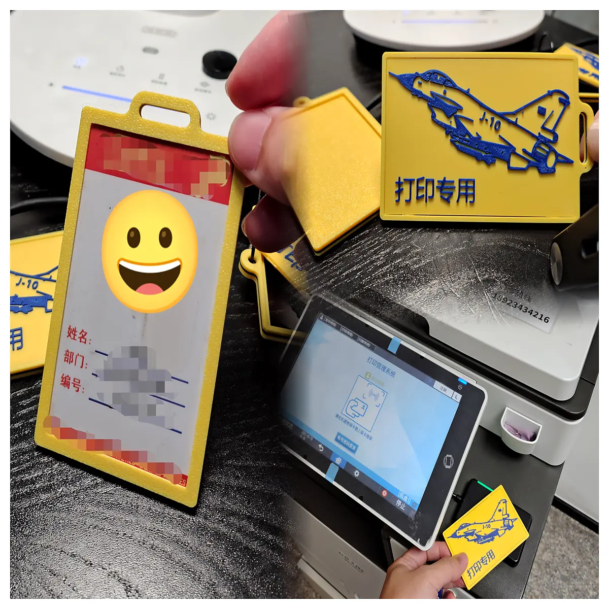 J 10 Print ID Card Holder Printer Specific Card Case ID Protection Military Card Case Print Card Sleeves