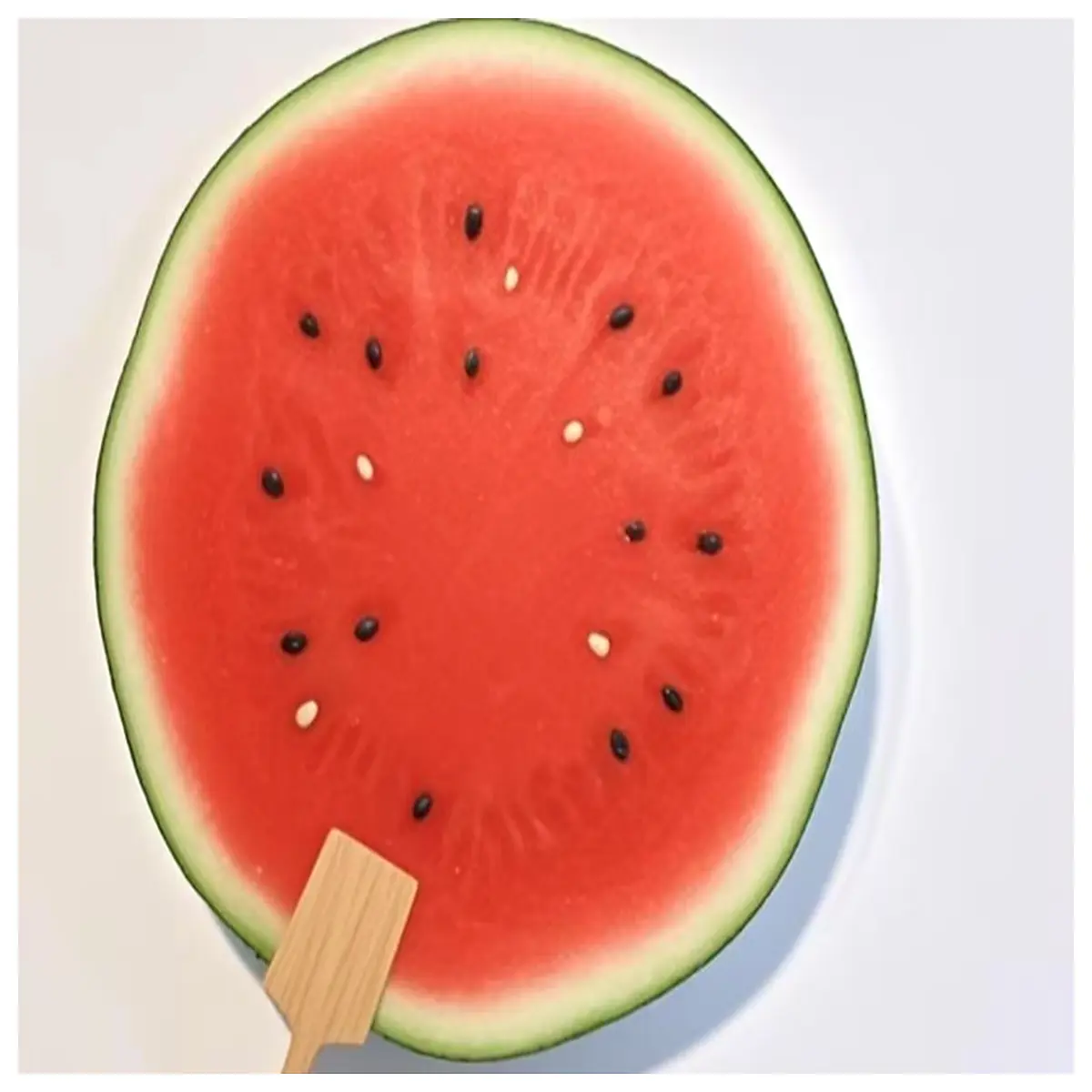 summer hand watermelon print portable folding mini for women cute party accessory