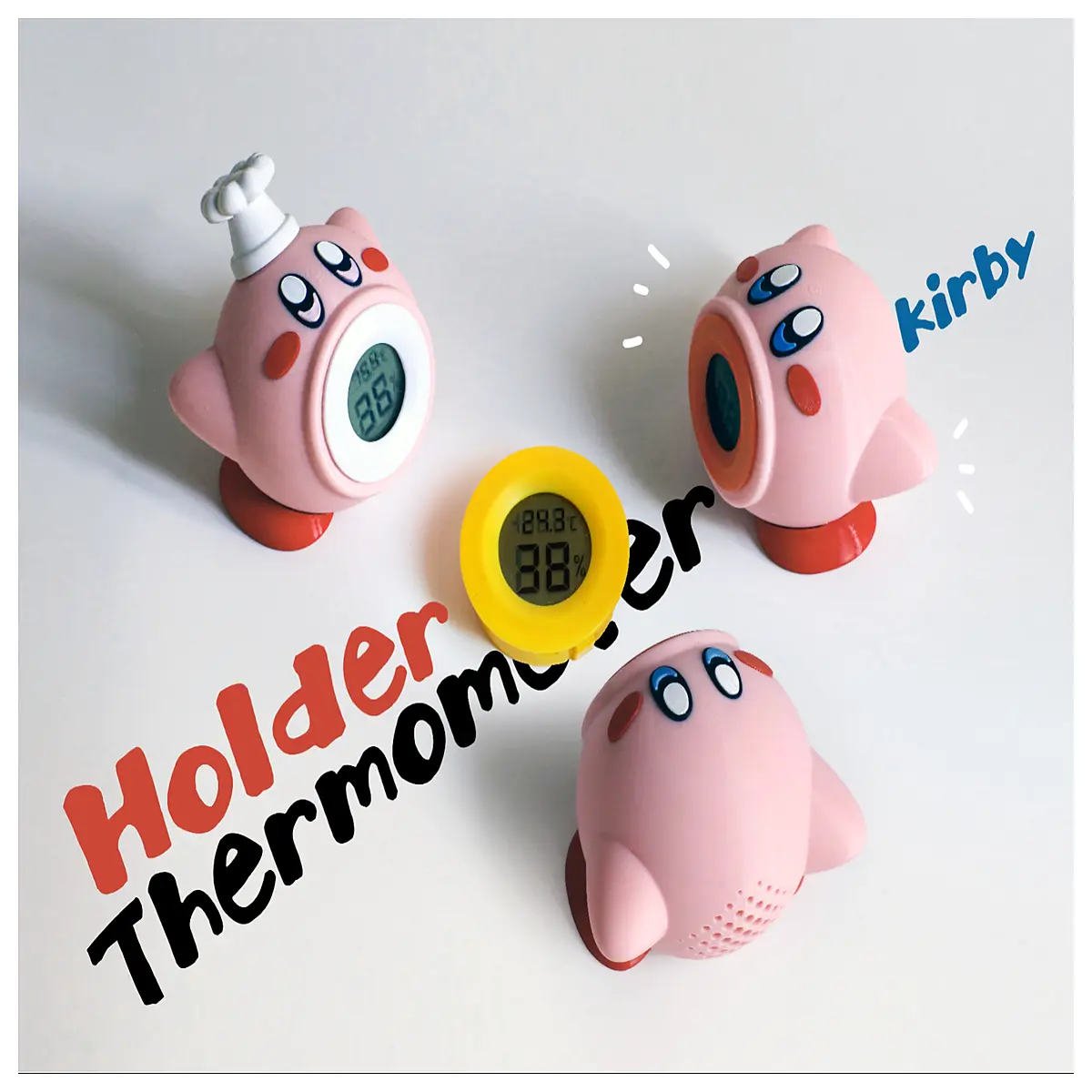 digital thermometer holder clip for kitchen fridge medical