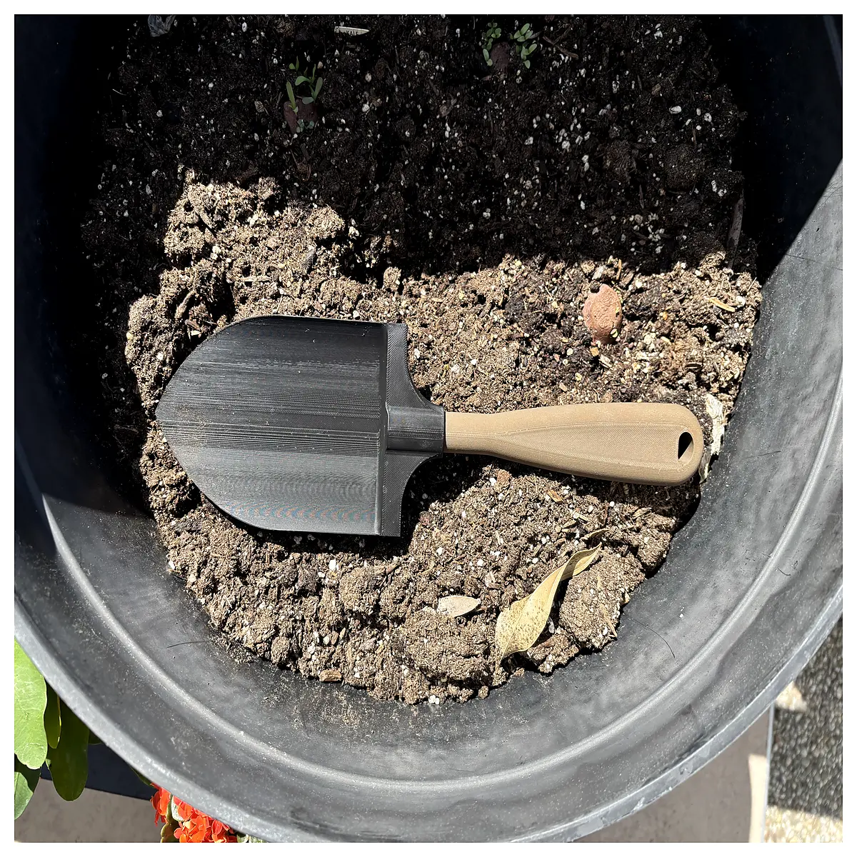 duty garden trowel stainless steel ergonomic hand shovel for planting digging weeding flower bed tools